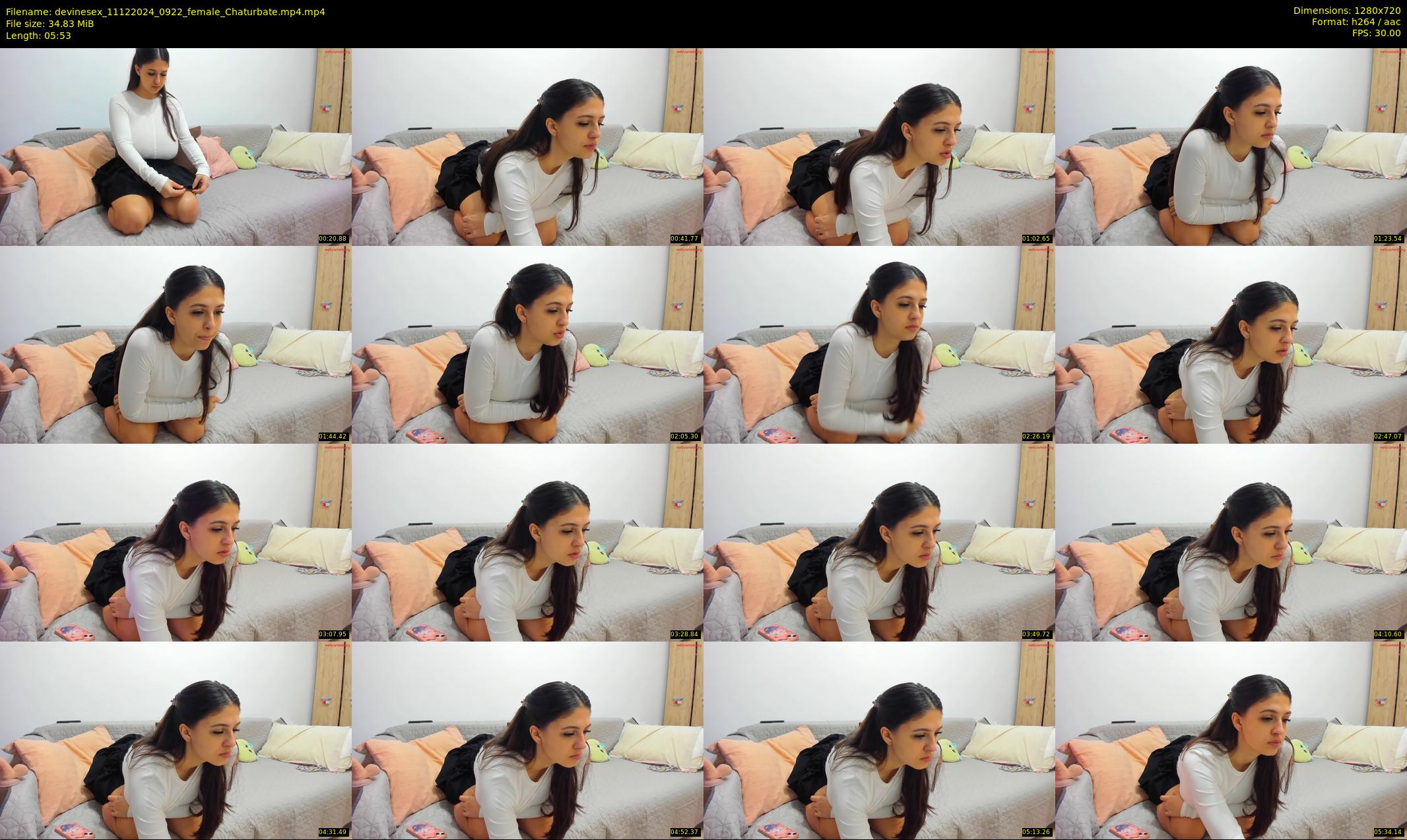 devinesex — 6 minute Chaturbate female cam show recording, 720p, Dec 11, 2024