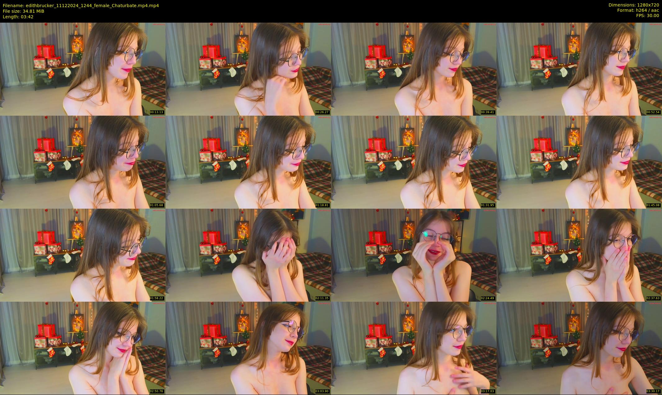 edithbrucker — 4 minute Chaturbate female cam show recording, 720p, Dec 11, 2024