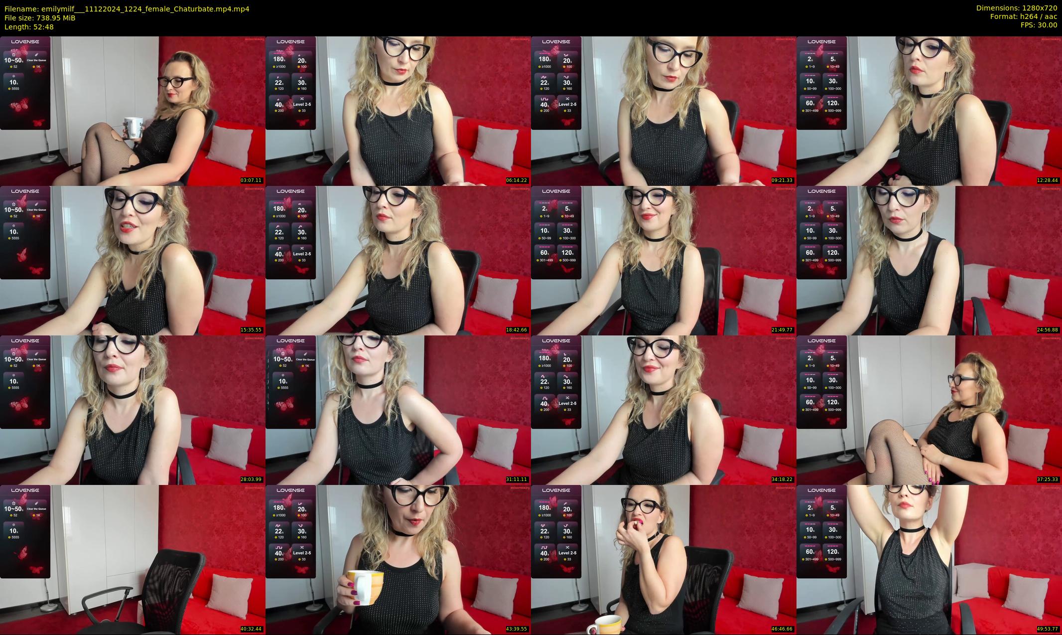 emilymilf__ — 53 minute Chaturbate female cam show recording, 720p, Dec 11, 2024