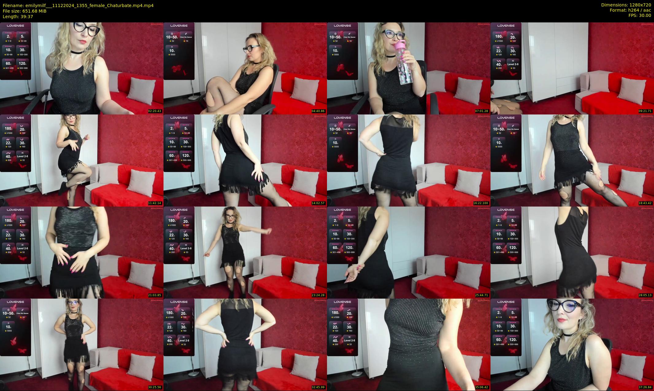 emilymilf__ — 40 minute Chaturbate female cam show recording, 720p, Dec 11, 2024