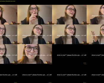 existencee — 8 minute Chaturbate female cam show recording, 720p, Dec 11, 2024