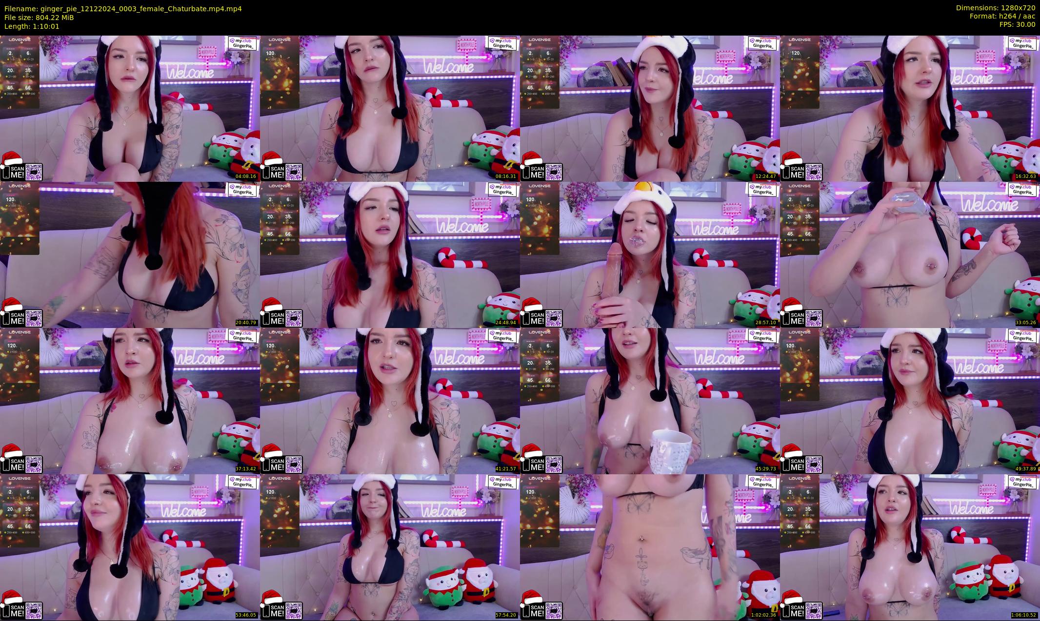 ginger_pie — 71 minute Chaturbate female cam show recording, 720p, Dec 12, 2024