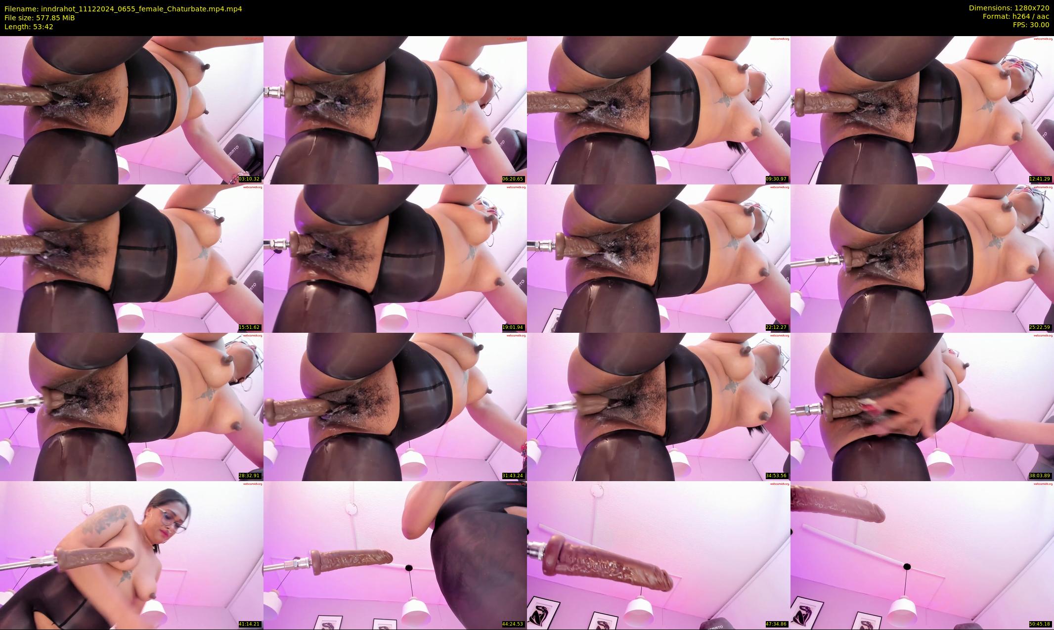 inndrahot — 54 minute Chaturbate female cam show recording, 720p, Dec 11, 2024