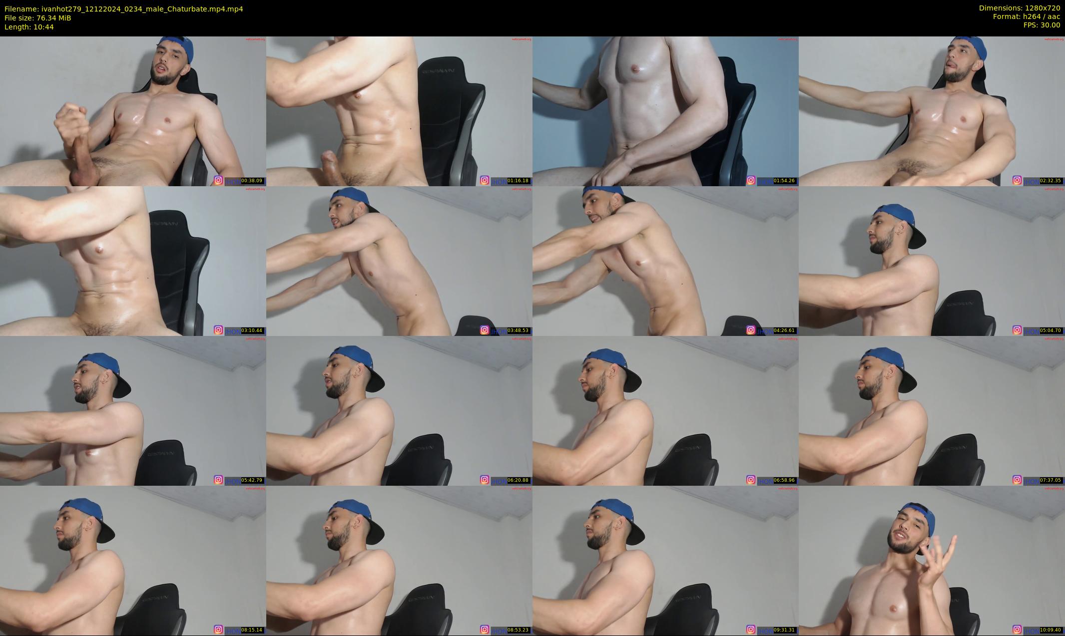 ivanhot279 — 11 minute Chaturbate male cam show recording, 720p, Dec 12, 2024