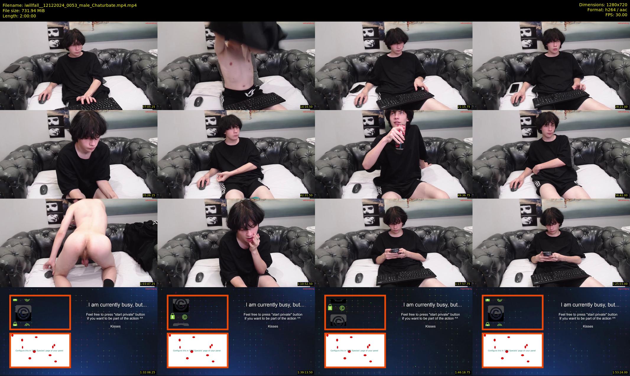 iwillfall_ — 120 minute Chaturbate male cam show recording, 720p, Dec 12, 2024