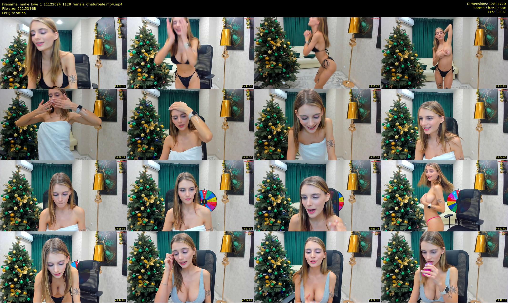 make_love_1 — 57 minute Chaturbate female cam show recording, 720p, Dec 11, 2024