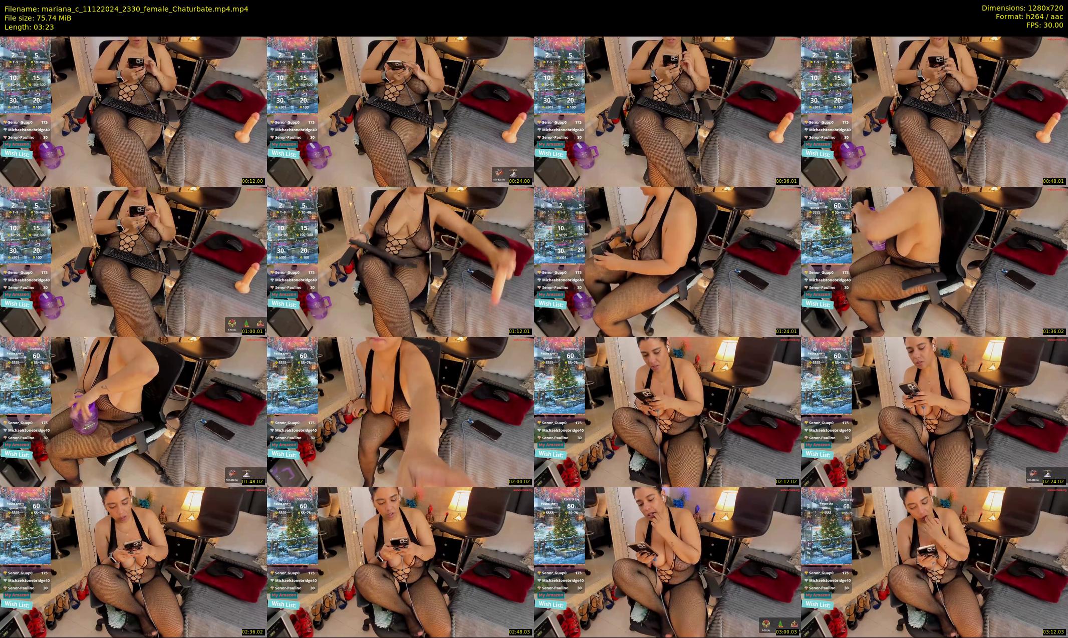 mariana_c — 4 minute Chaturbate female cam show recording, 720p, Dec 11, 2024