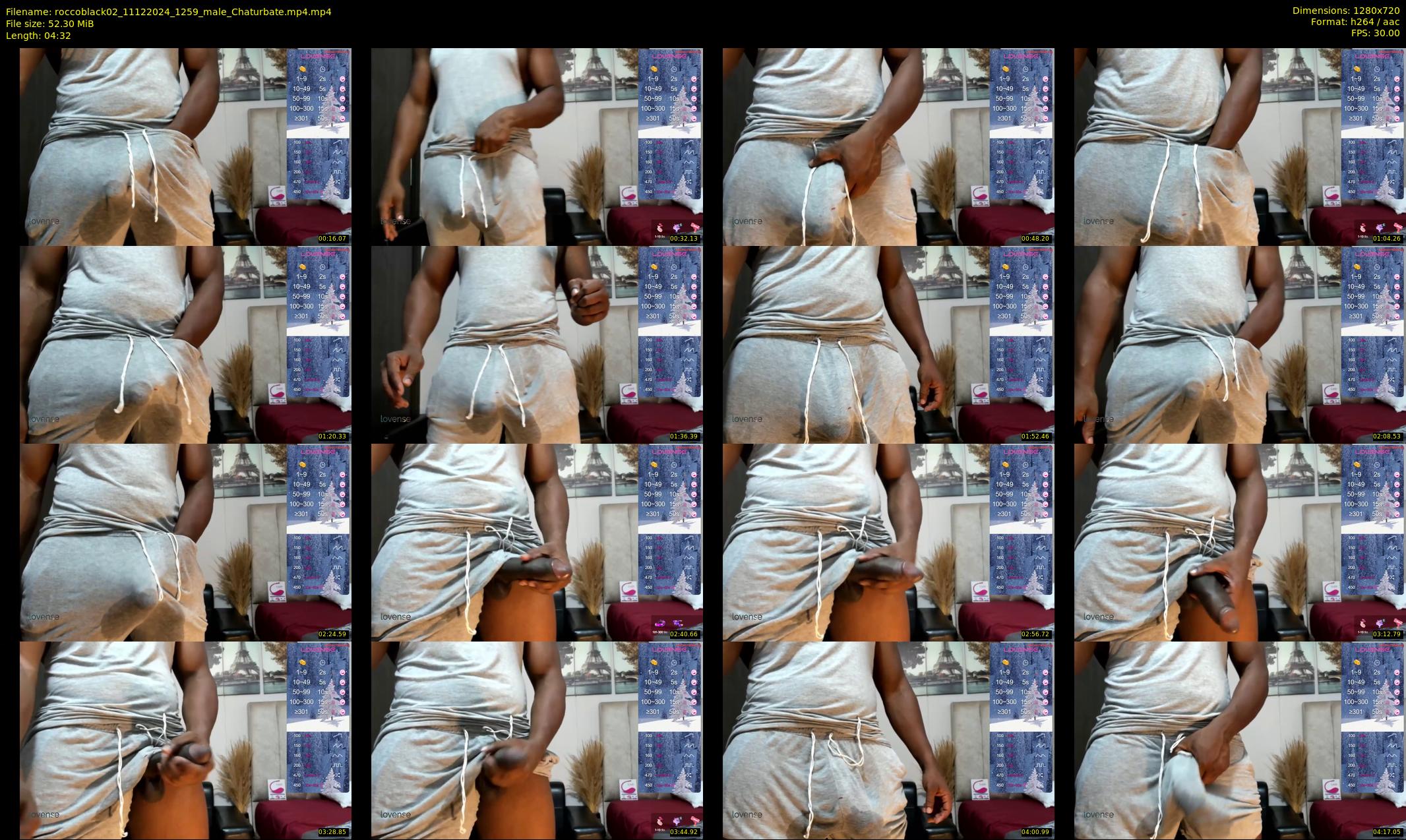 roccoblack02 — 5 minute Chaturbate male cam show recording, 720p, Dec 11, 2024