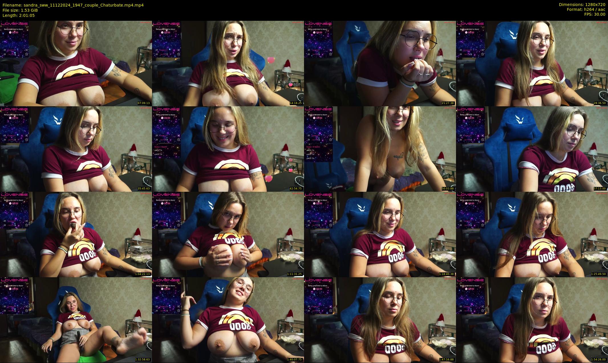 sandra_sww — 122 minute Chaturbate couple cam show recording, 720p, Dec 11, 2024
