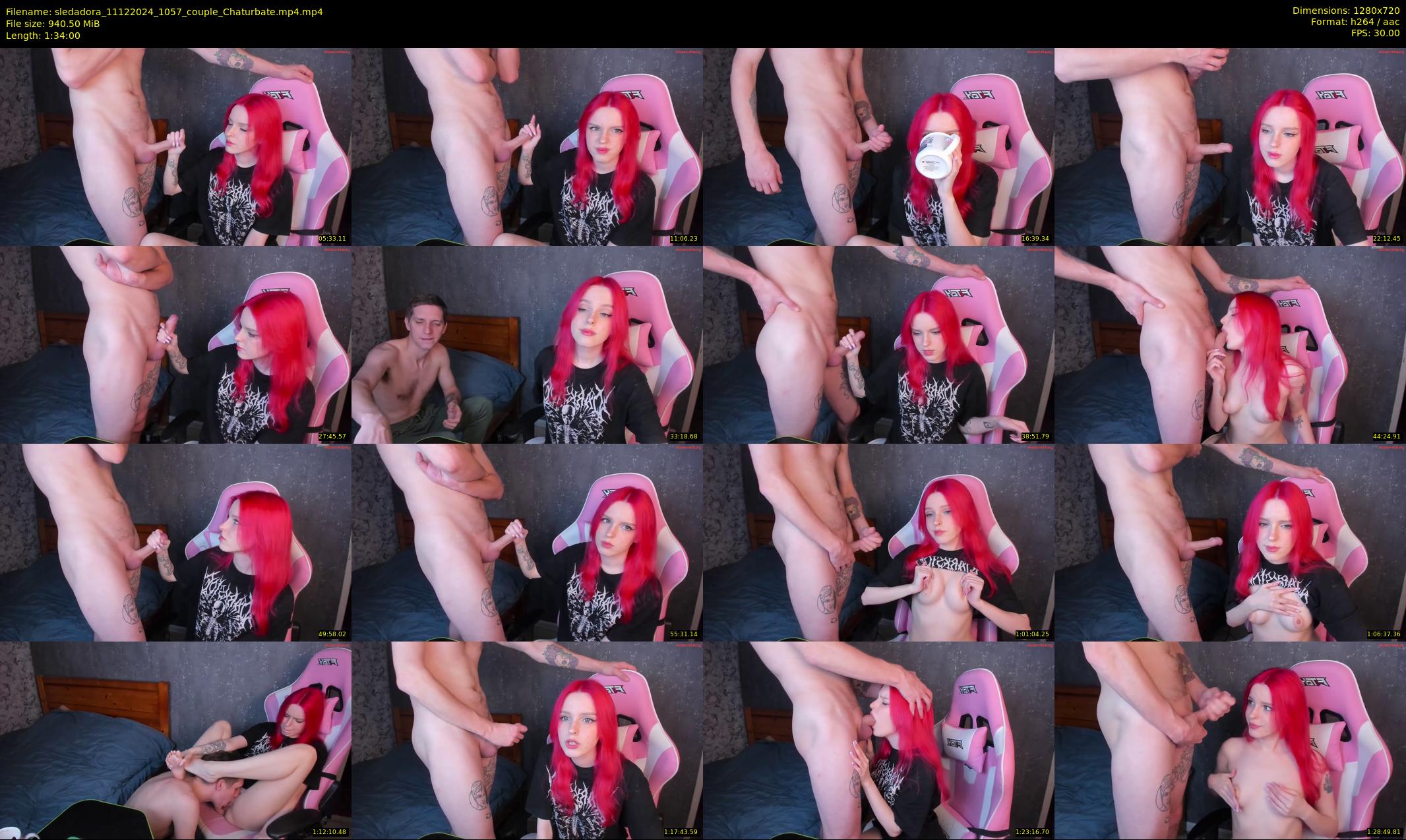 sledadora — 94 minute Chaturbate couple cam show recording, 720p, Dec 11, 2024