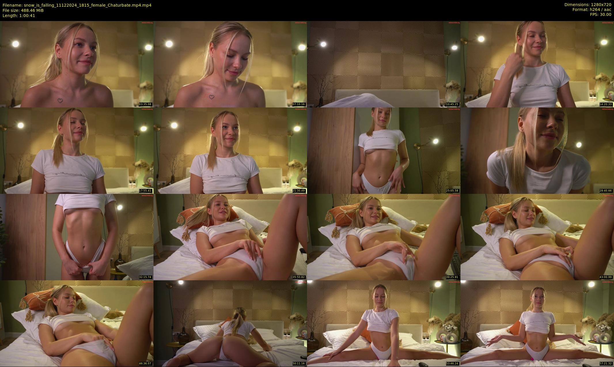 snow_is_falling — 61 minute Chaturbate female cam show recording, 720p, Dec 11, 2024