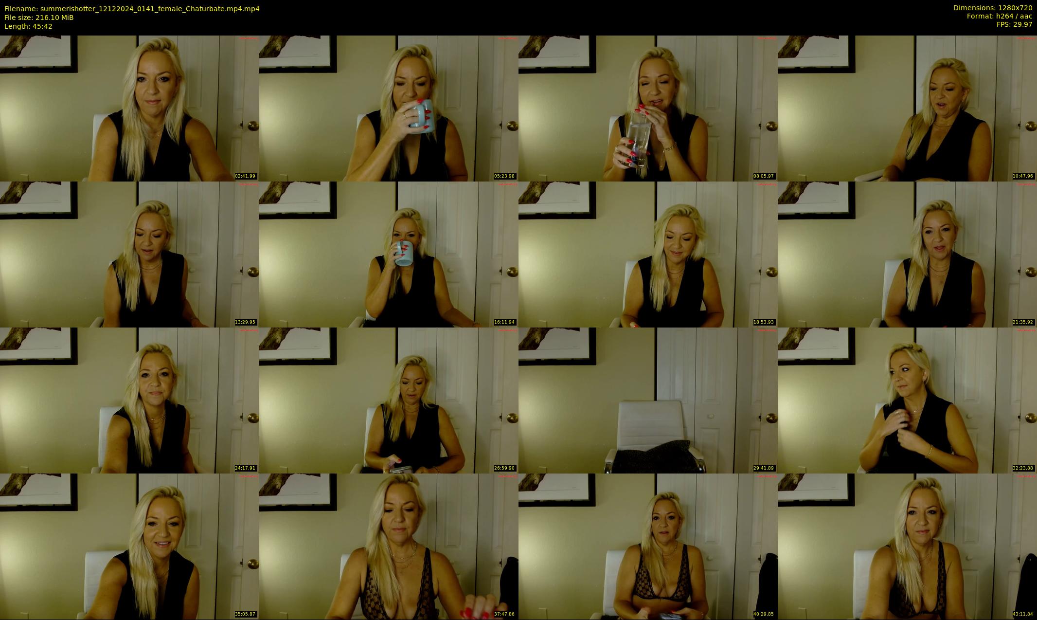 summerishotter — 46 minute Chaturbate female cam show recording, 720p, Dec 12, 2024