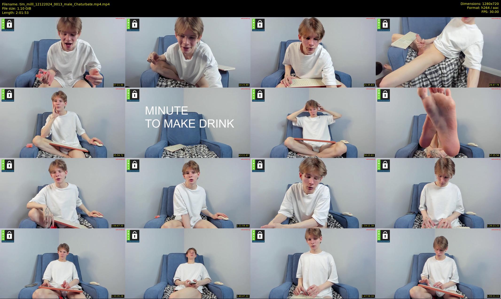 tim_milll — 122 minute Chaturbate male cam show recording, 720p, Dec 12, 2024