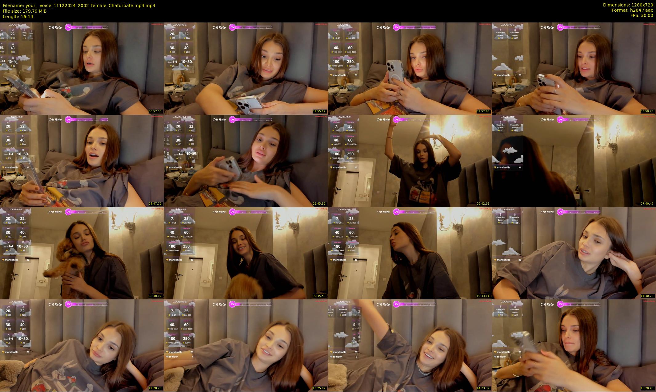 your__voice — 17 minute Chaturbate female cam show recording, 720p, Dec 11, 2024