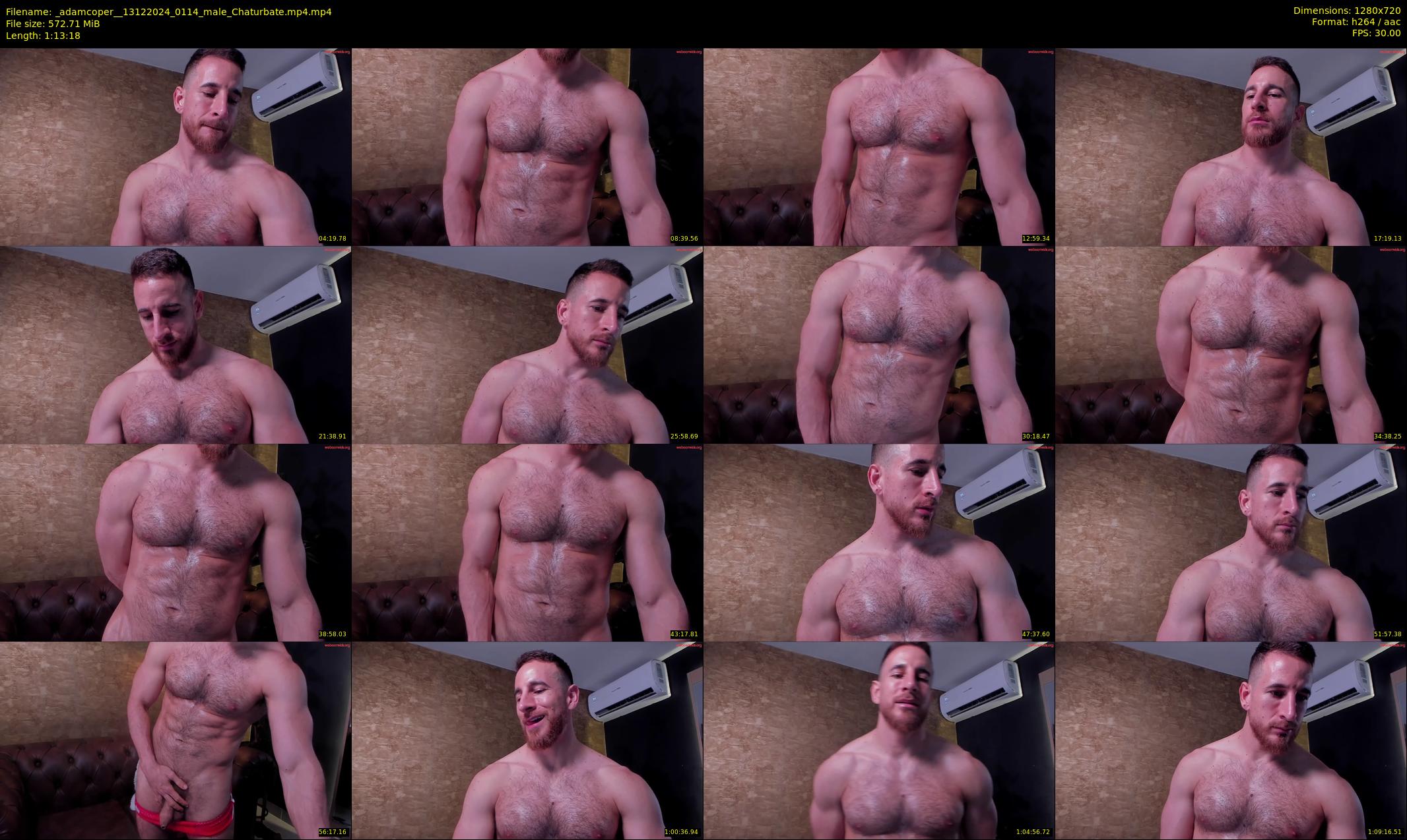 _adamcoper_ — 74 minute Chaturbate male cam show recording, 720p, Dec 13, 2024