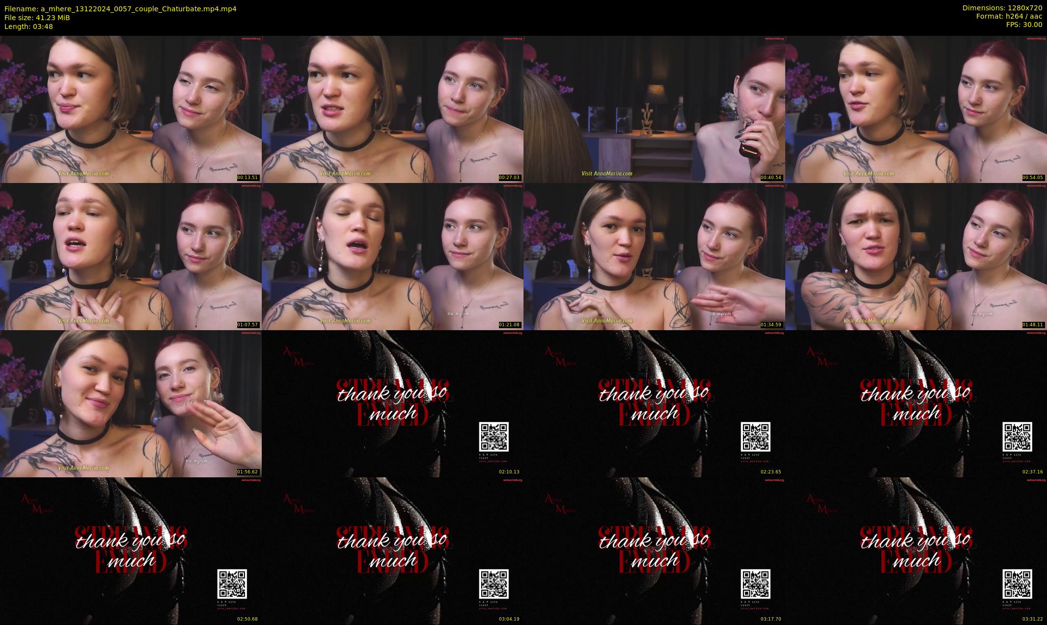 a_mhere — 4 minute Chaturbate couple cam show recording, 720p, Dec 13, 2024
