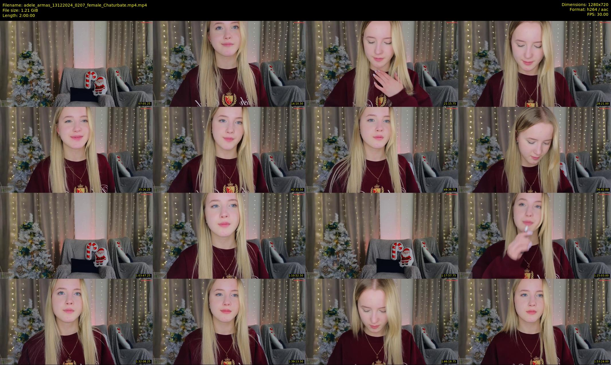 adele_armas — 120 minute Chaturbate female cam show recording, 720p, Dec 13, 2024