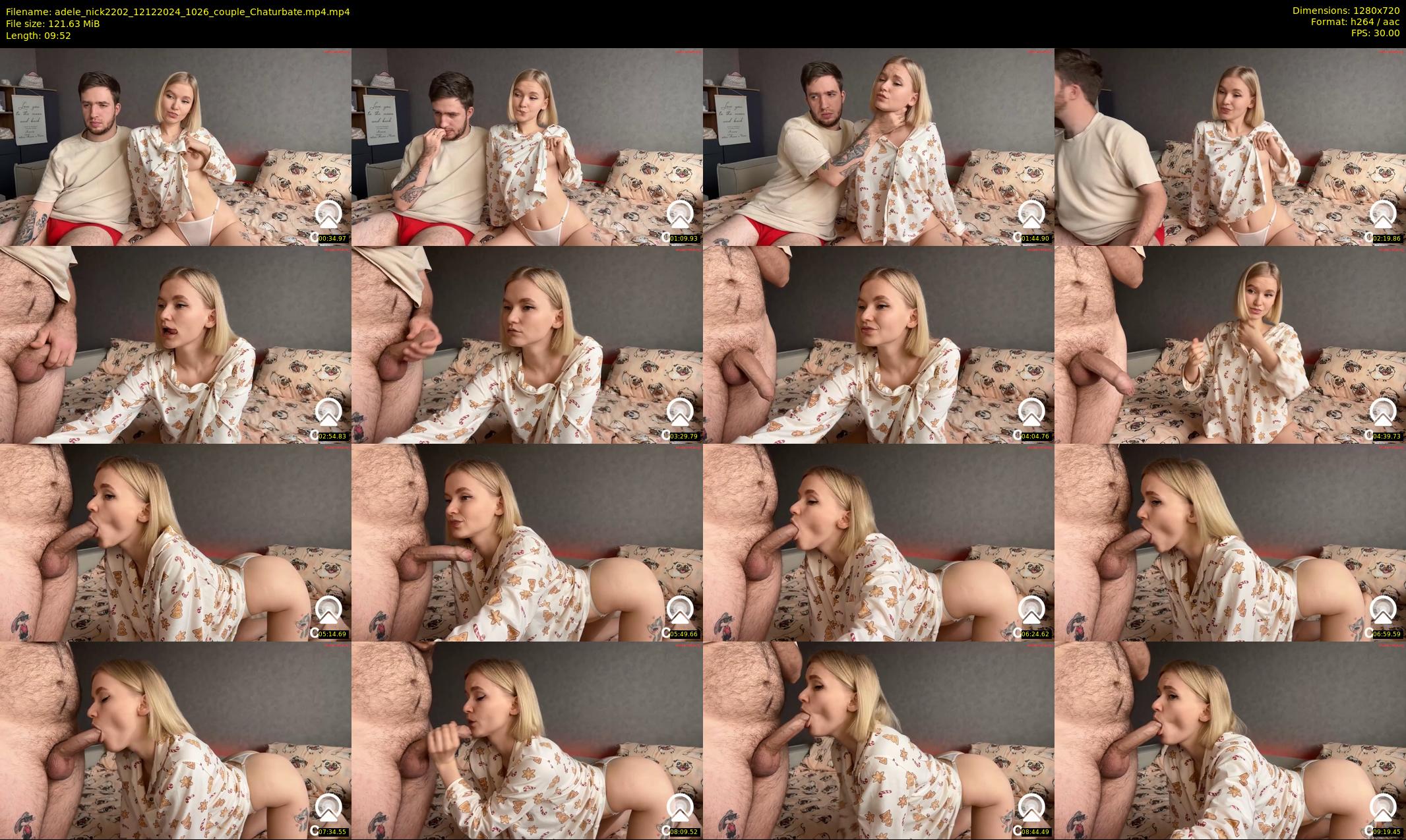 adele_nick2202 — 10 minute Chaturbate couple cam show recording, 720p, Dec 12, 2024