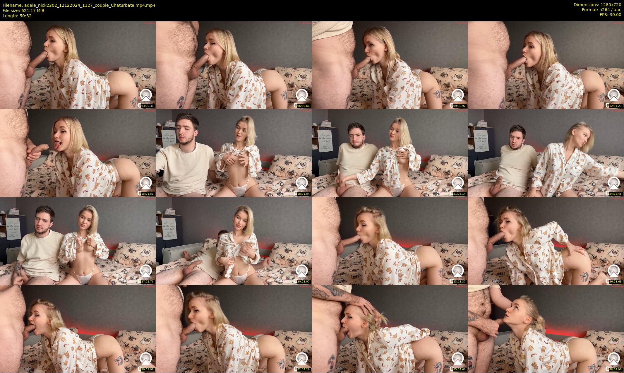 adele_nick2202 — 51 minute Chaturbate couple cam show recording, 720p, Dec 12, 2024