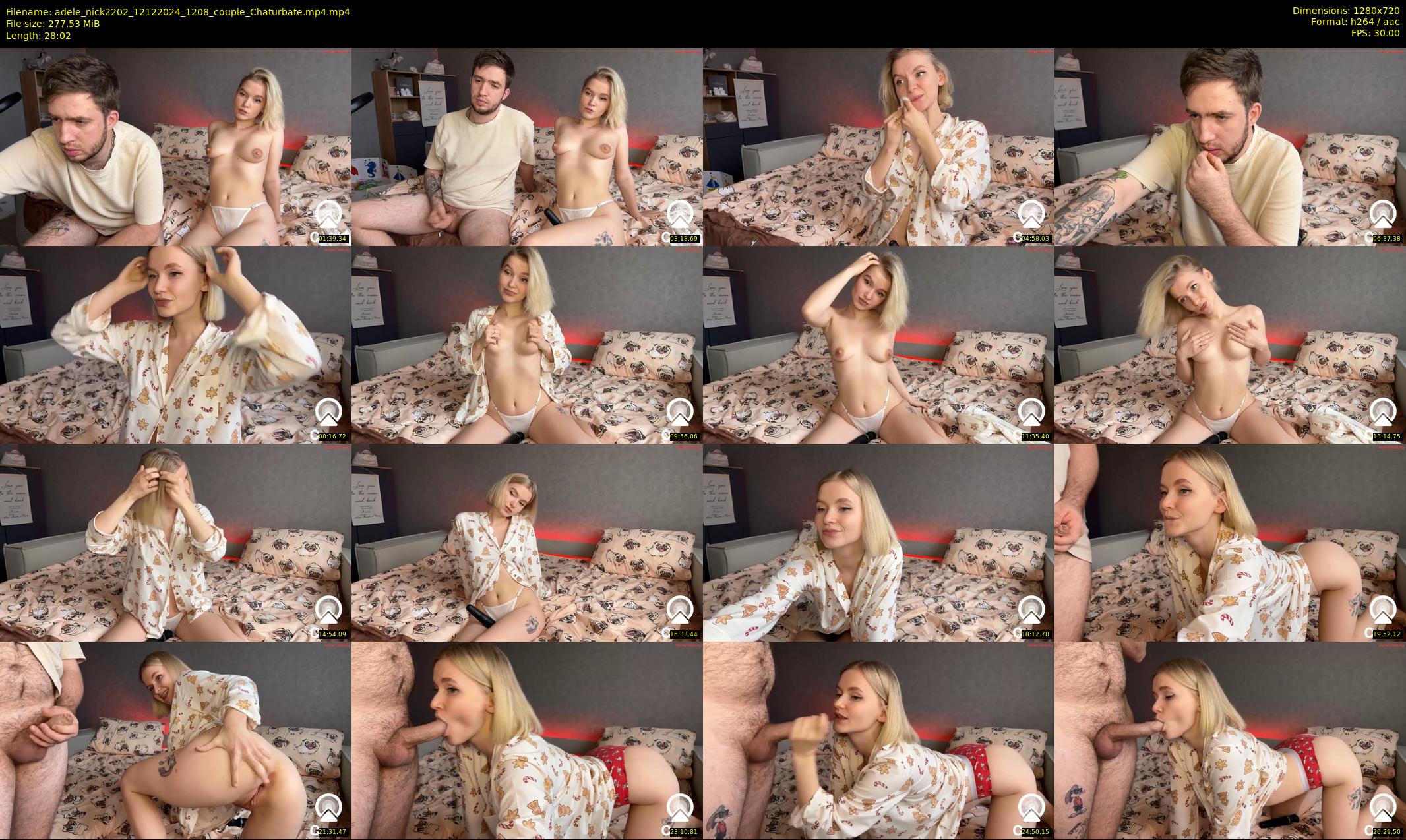 adele_nick2202 — 29 minute Chaturbate couple cam show recording, 720p, Dec 12, 2024