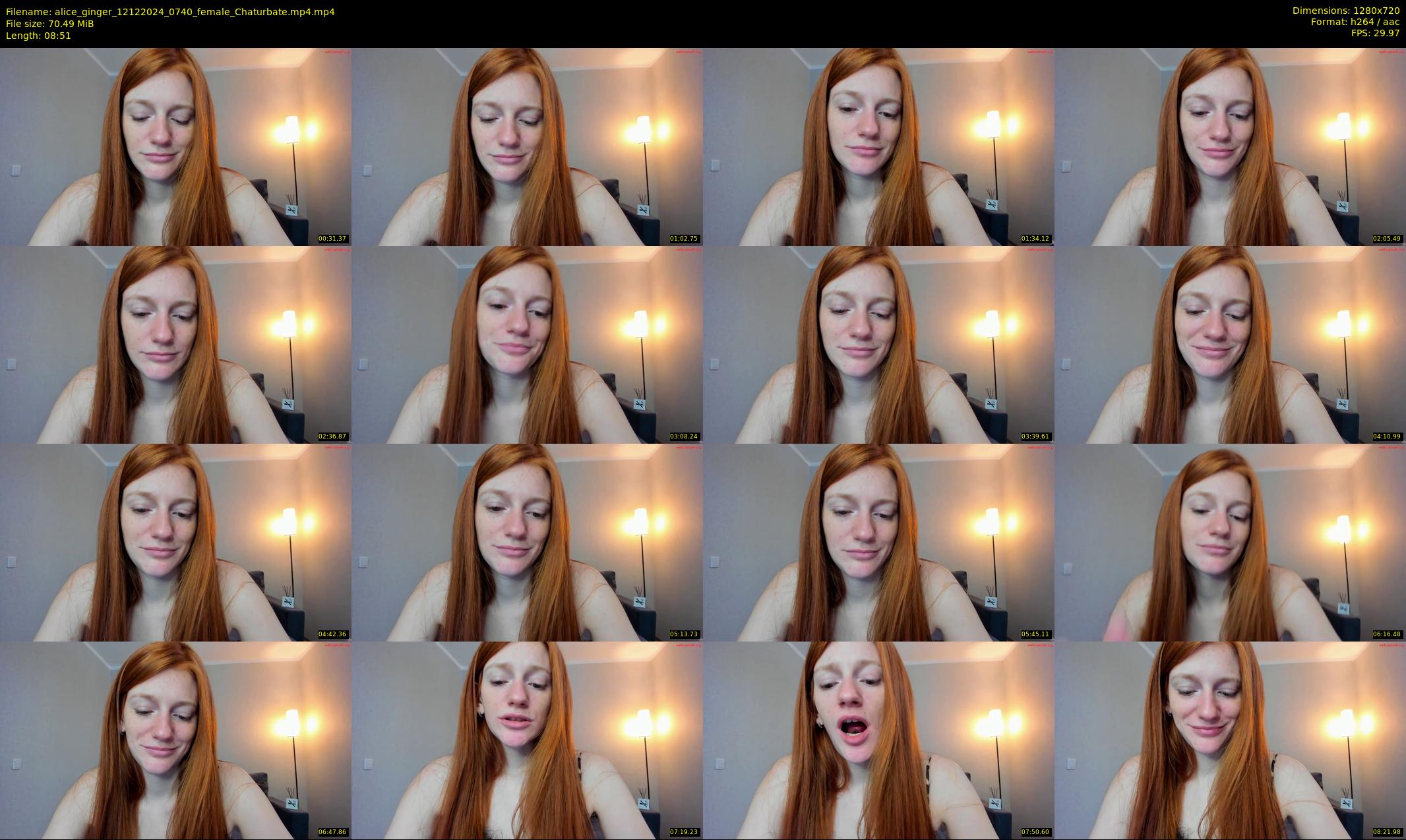 alice_ginger — 9 minute Chaturbate female cam show recording, 720p, Dec 12, 2024
