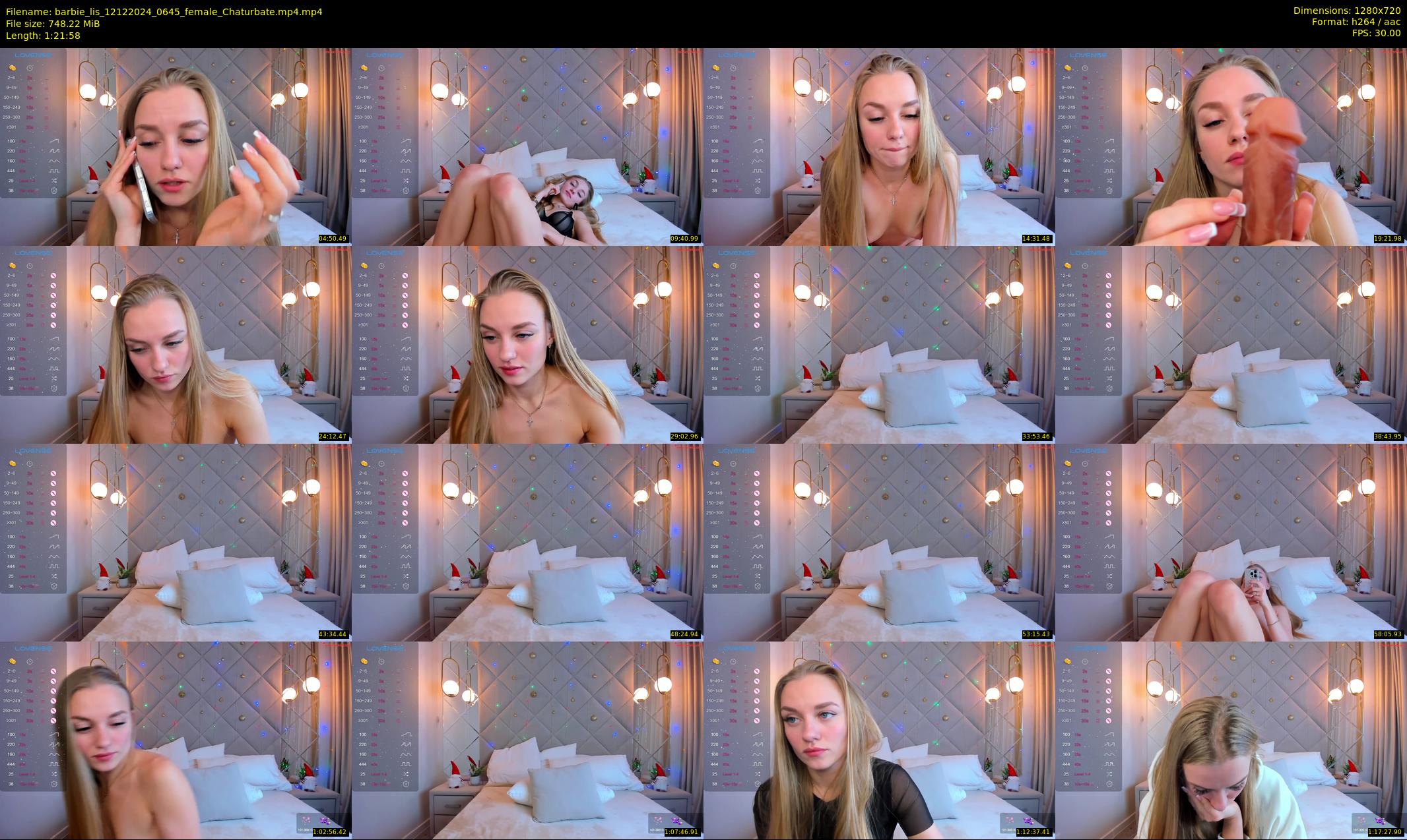 barbie_lis — 82 minute Chaturbate female cam show recording, 720p, Dec 12, 2024