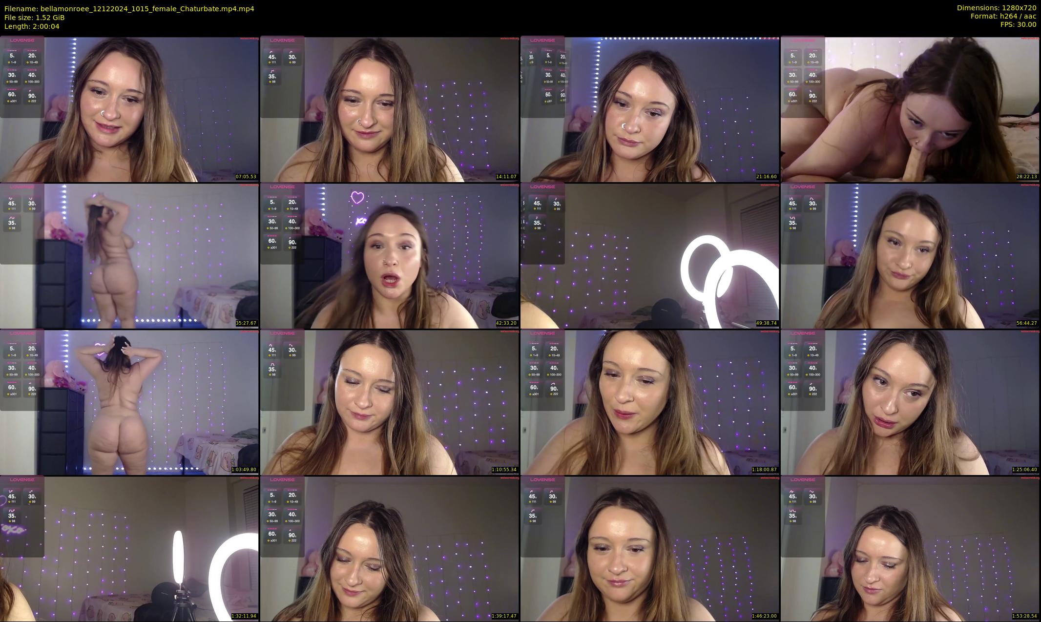 bellamonroee — 121 minute Chaturbate female cam show recording, 720p, Dec 12, 2024