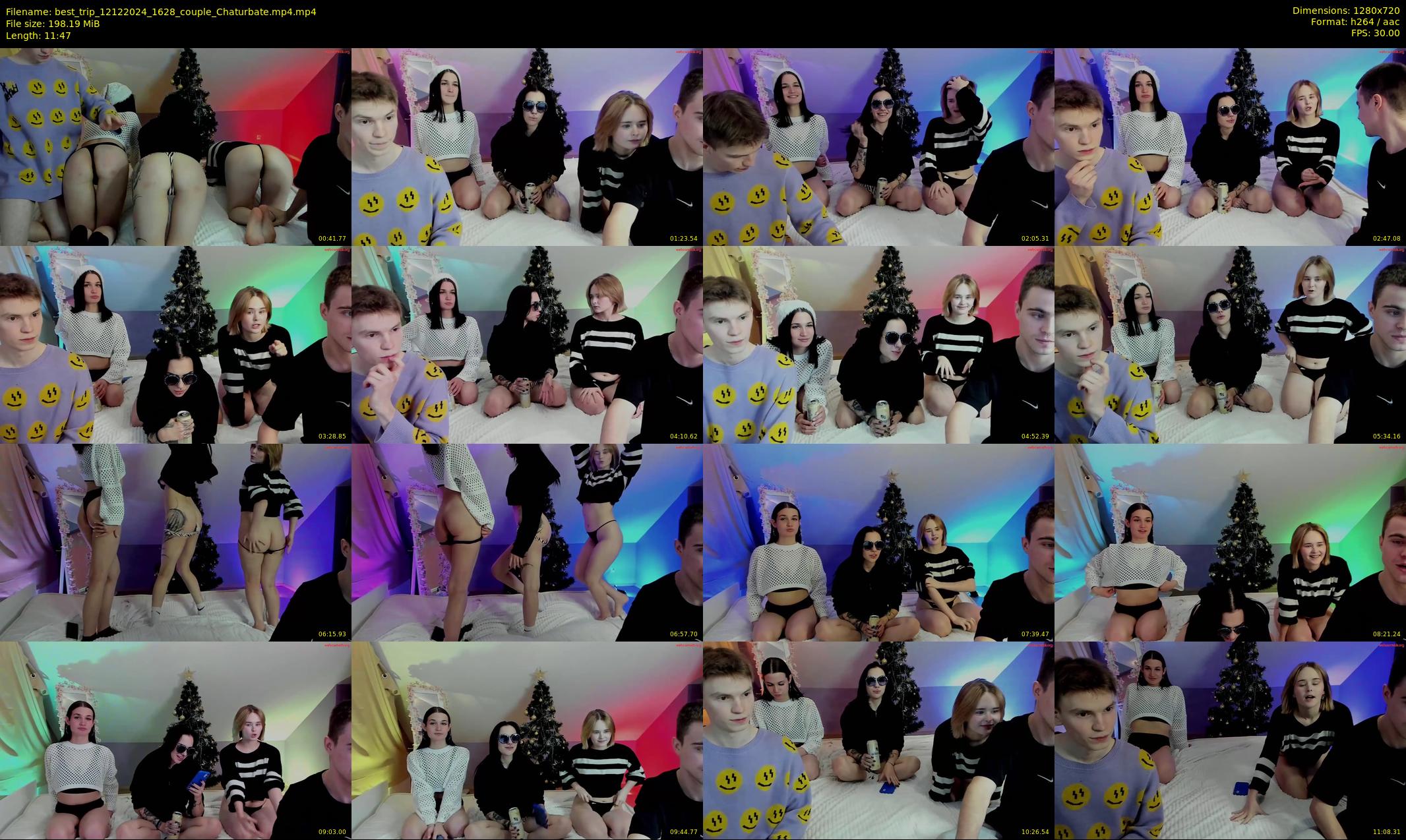 best_trip — 12 minute Chaturbate couple cam show recording, 720p, Dec 12, 2024