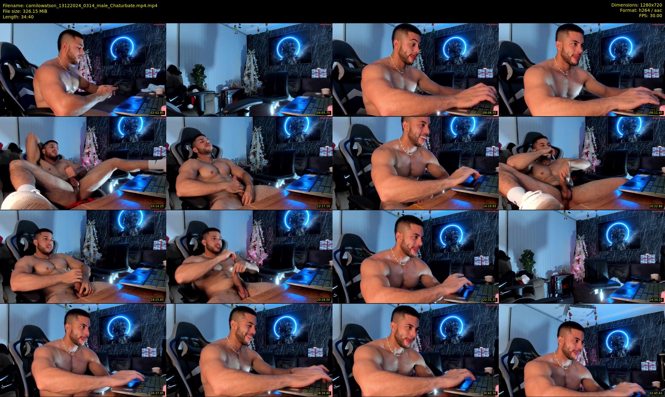 camilowatson — 35 minute Chaturbate male cam show recording, 720p, Dec 13, 2024