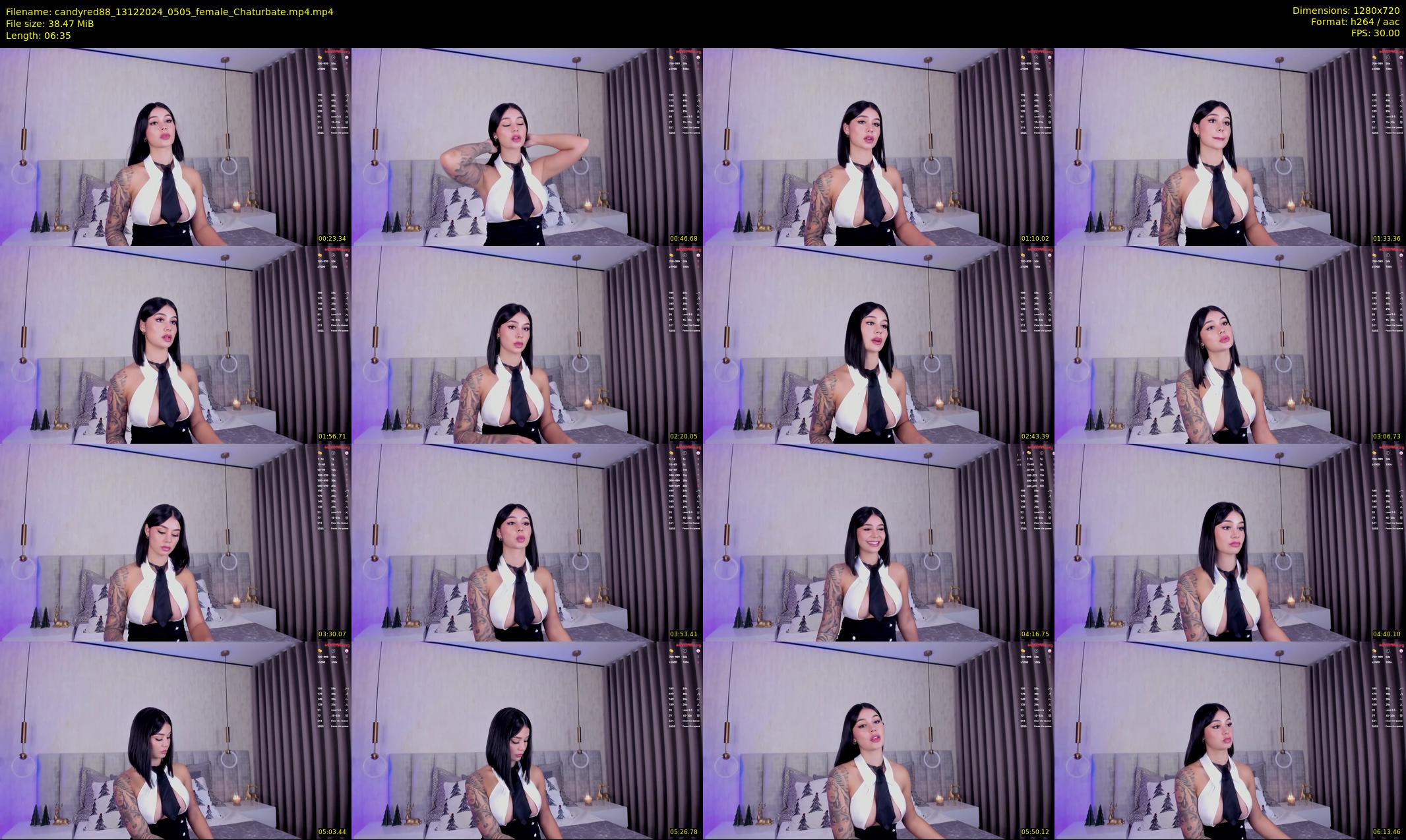 candyred88 — 7 minute Chaturbate female cam show recording, 720p, Dec 13, 2024
