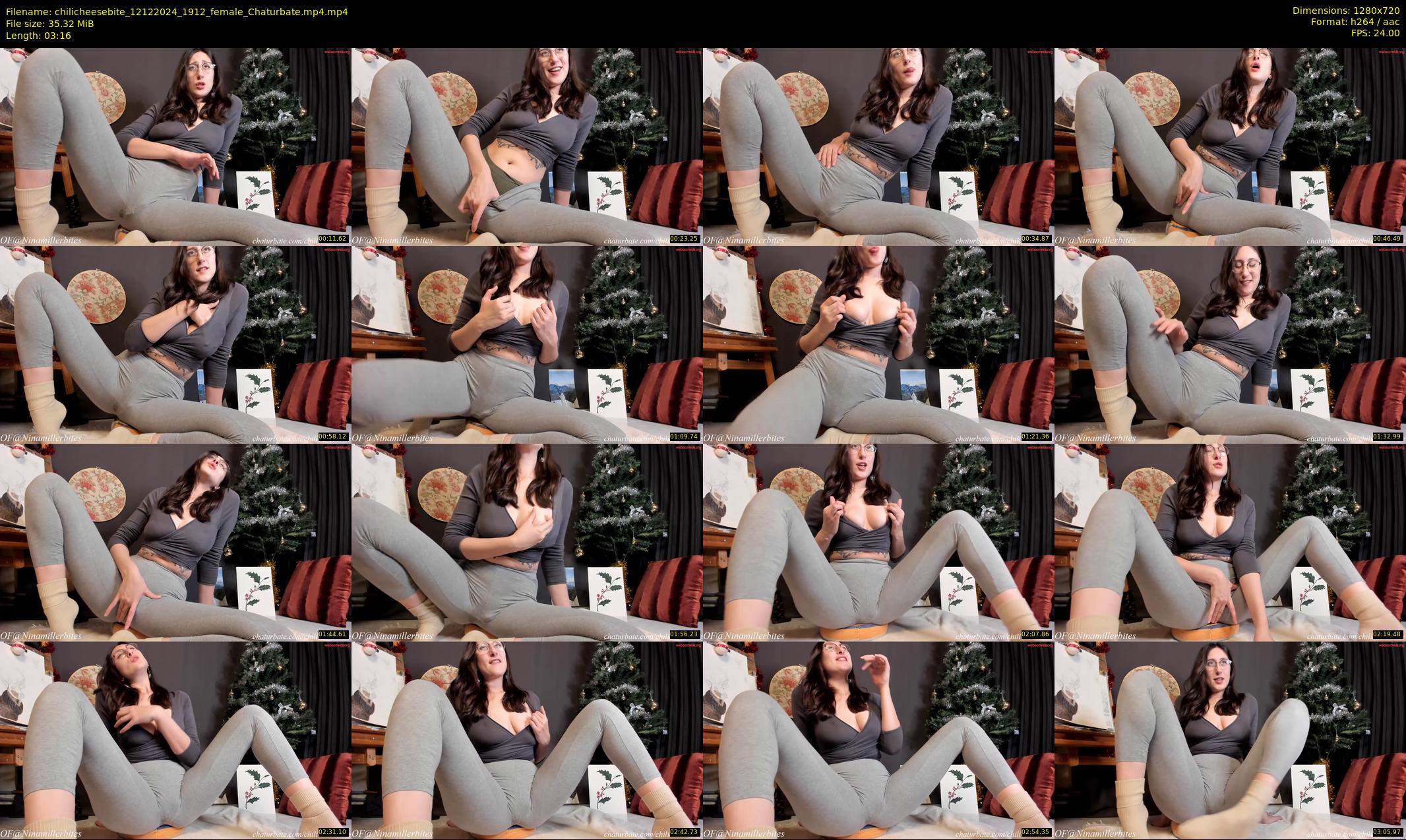 chilicheesebite — 4 minute Chaturbate female cam show recording, 720p, Dec 12, 2024