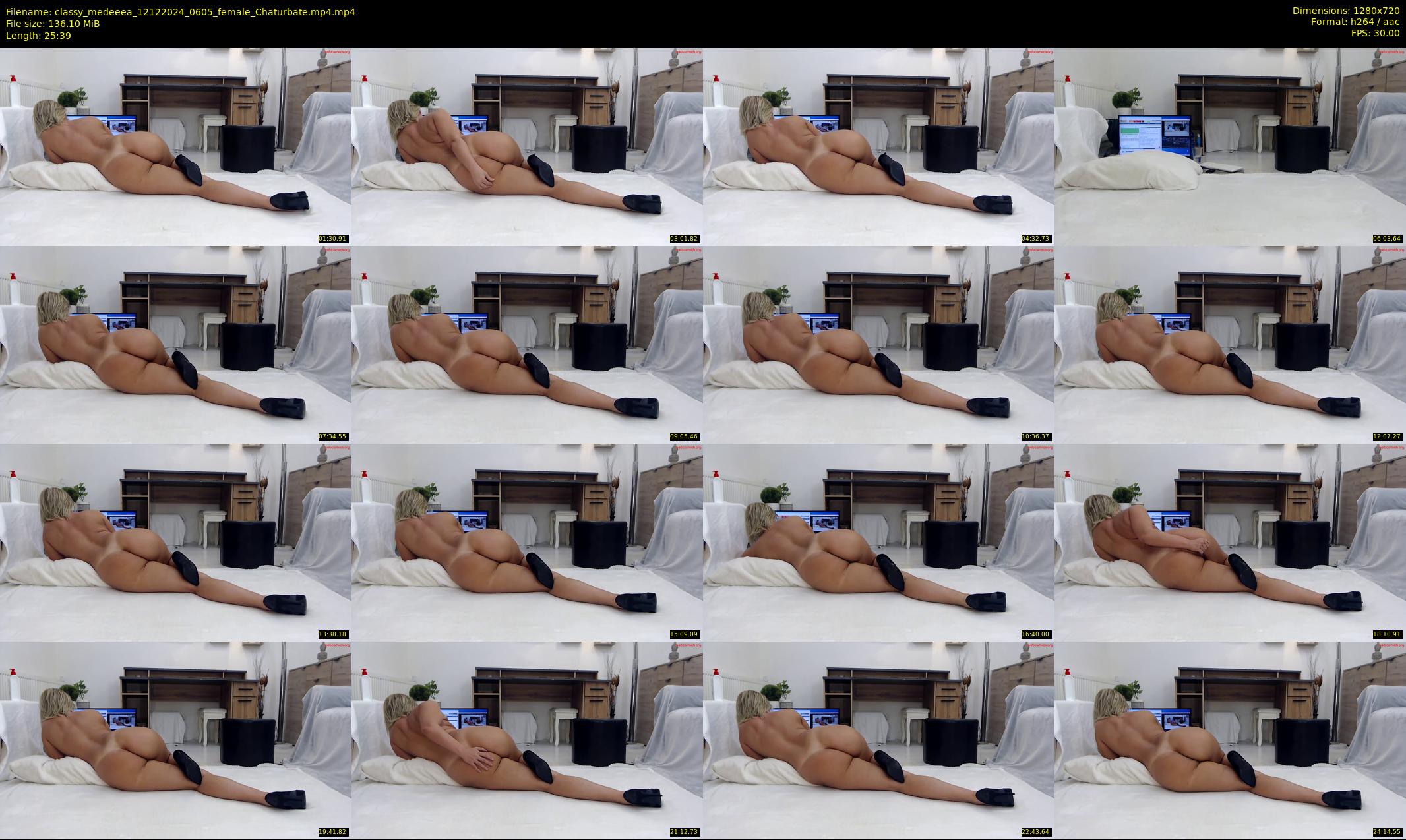 classy_medeeea — 26 minute Chaturbate female cam show recording, 720p, Dec 12, 2024