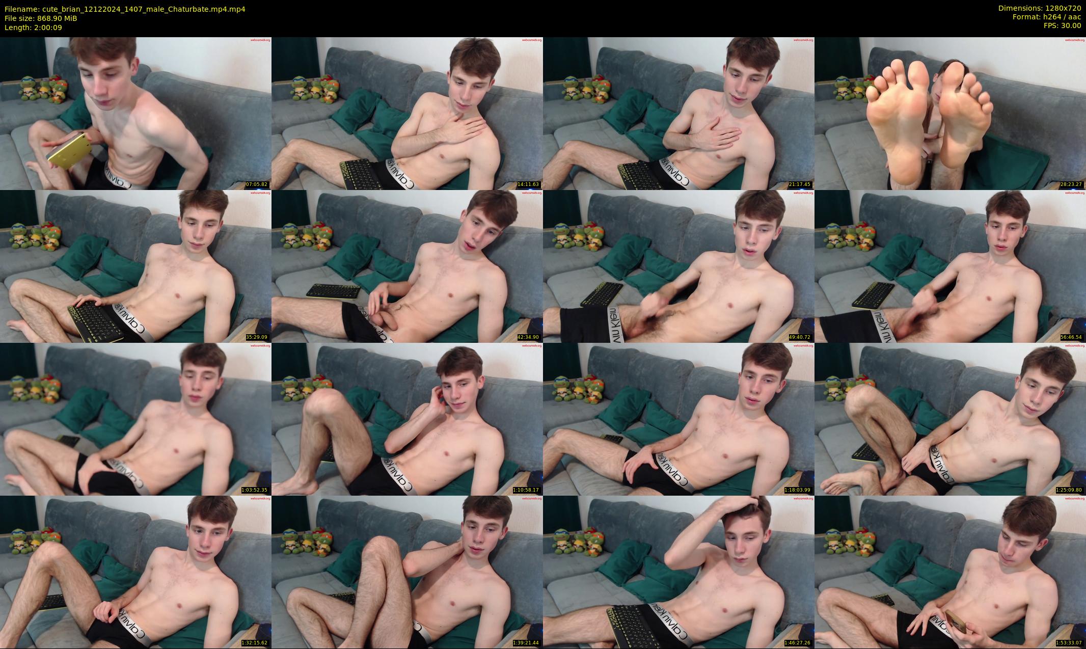 cute_brian — 121 minute Chaturbate male cam show recording, 720p, Dec 12, 2024