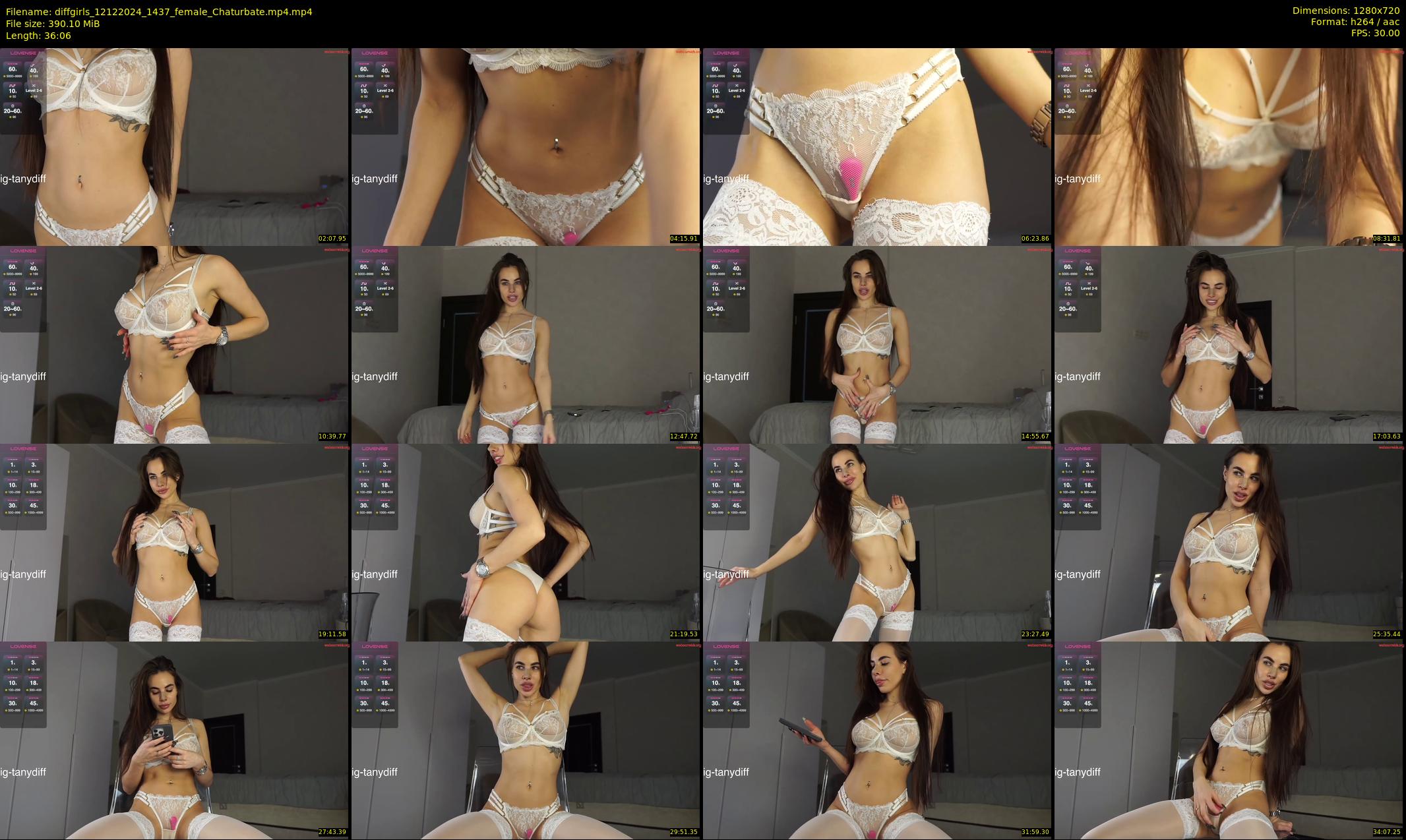 diffgirls — 37 minute Chaturbate female cam show recording, 720p, Dec 12, 2024