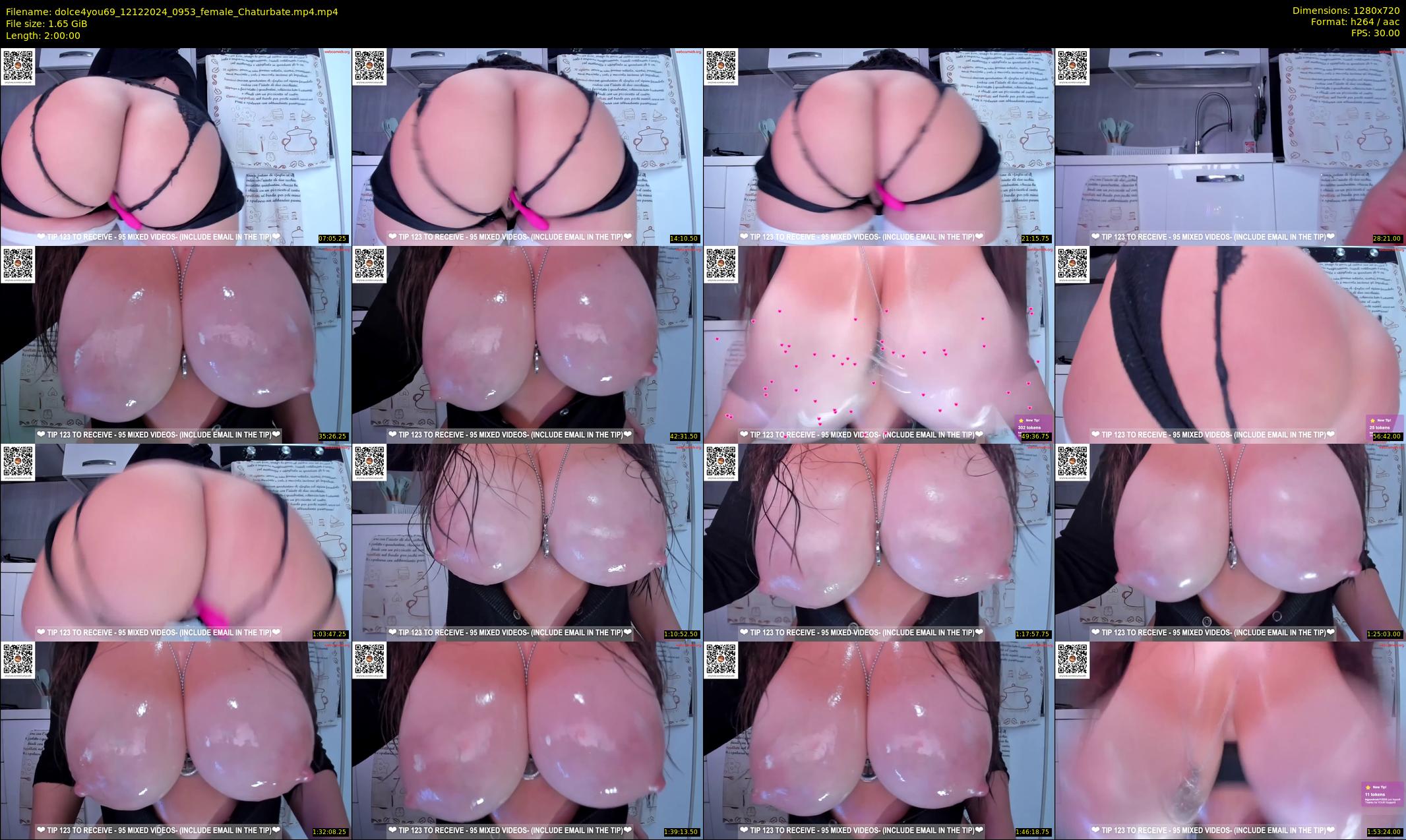 dolce4you69 — 120 minute Chaturbate female cam show recording, 720p, Dec 12, 2024