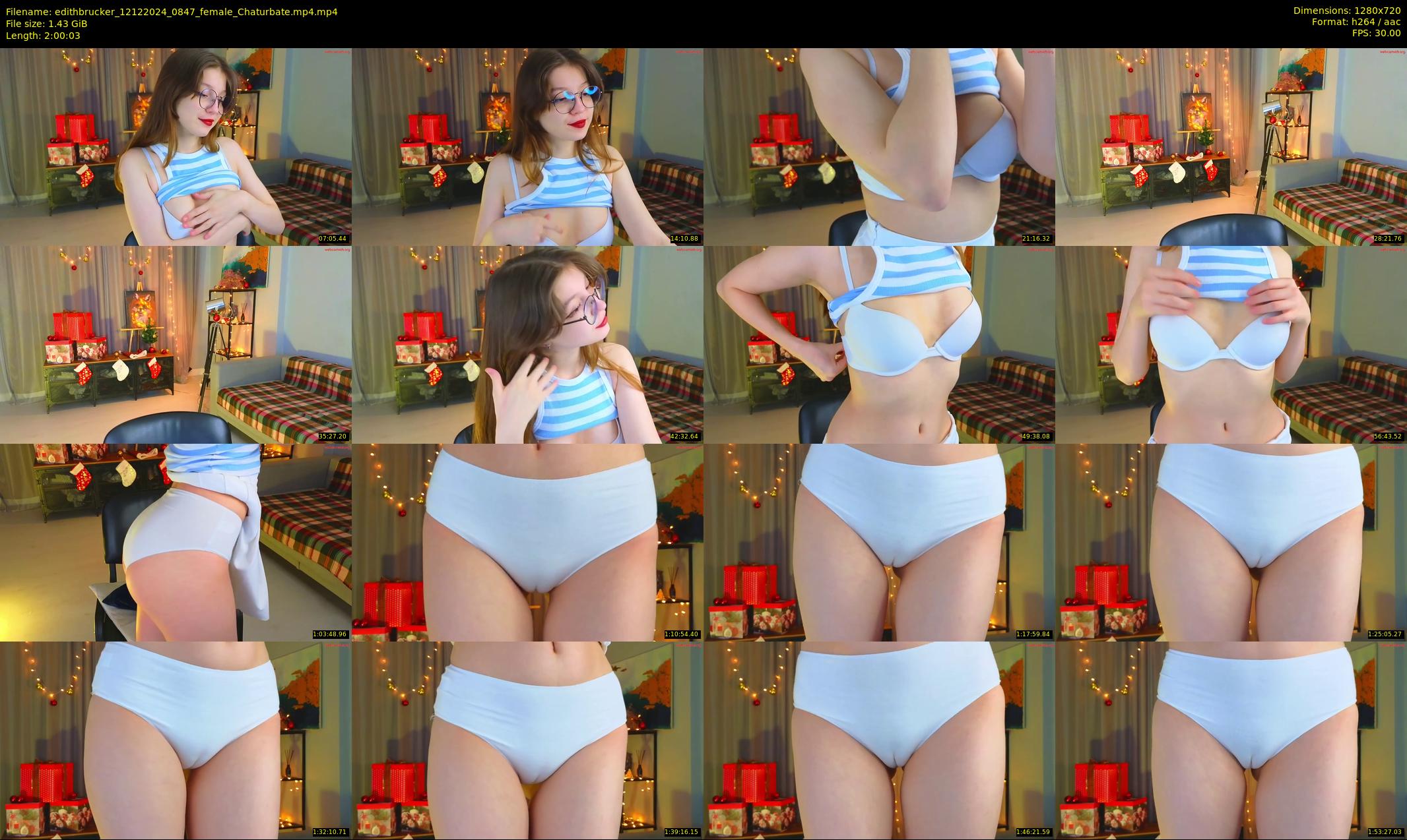 edithbrucker — 121 minute Chaturbate female cam show recording, 720p, Dec 12, 2024