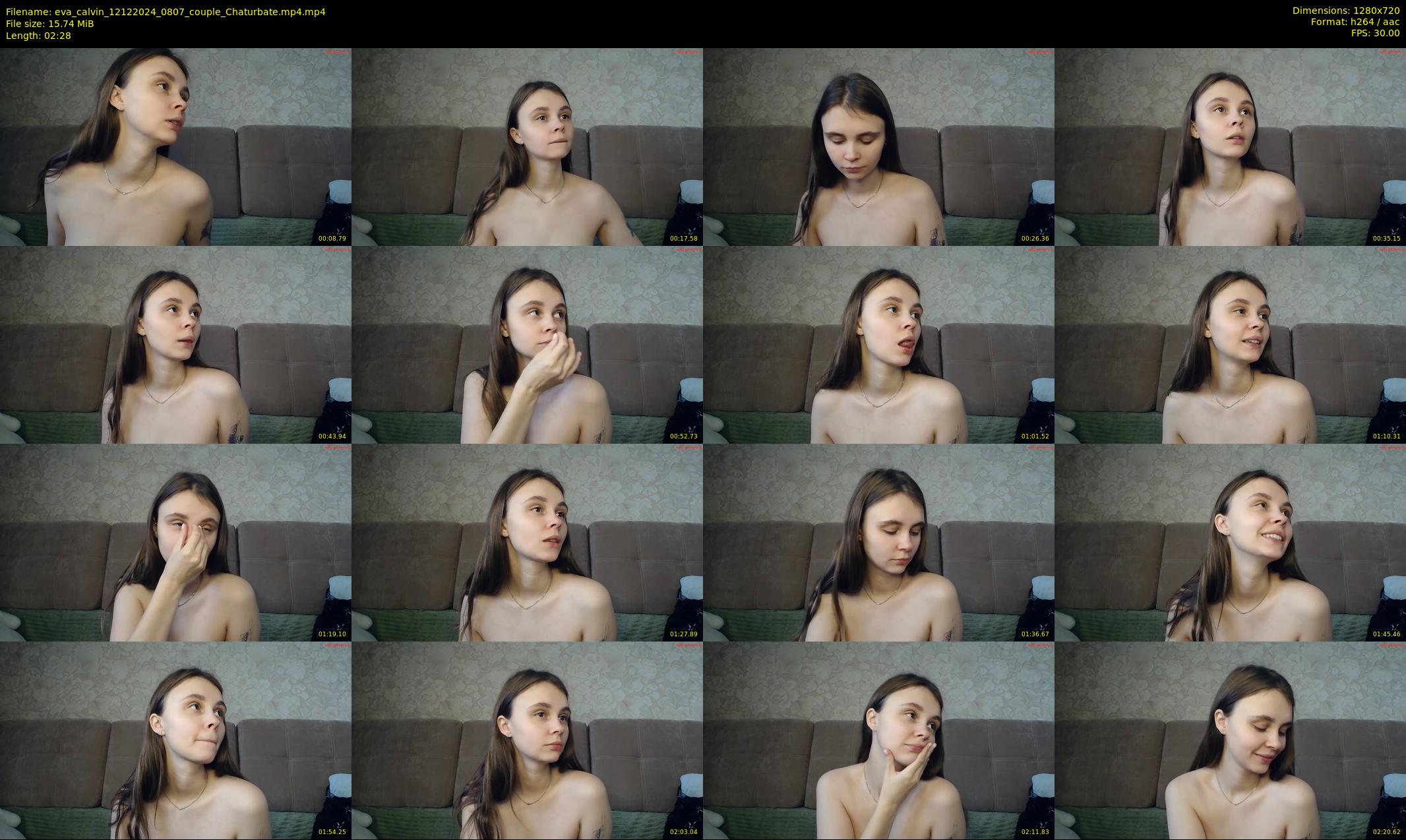 eva_calvin — 3 minute Chaturbate couple cam show recording, 720p, Dec 12, 2024