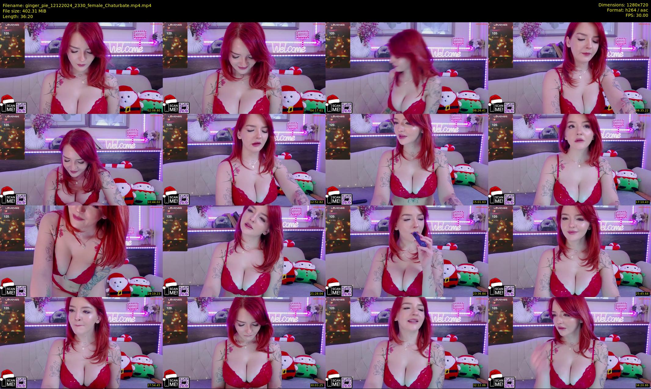 ginger_pie — 37 minute Chaturbate female cam show recording, 720p, Dec 12, 2024