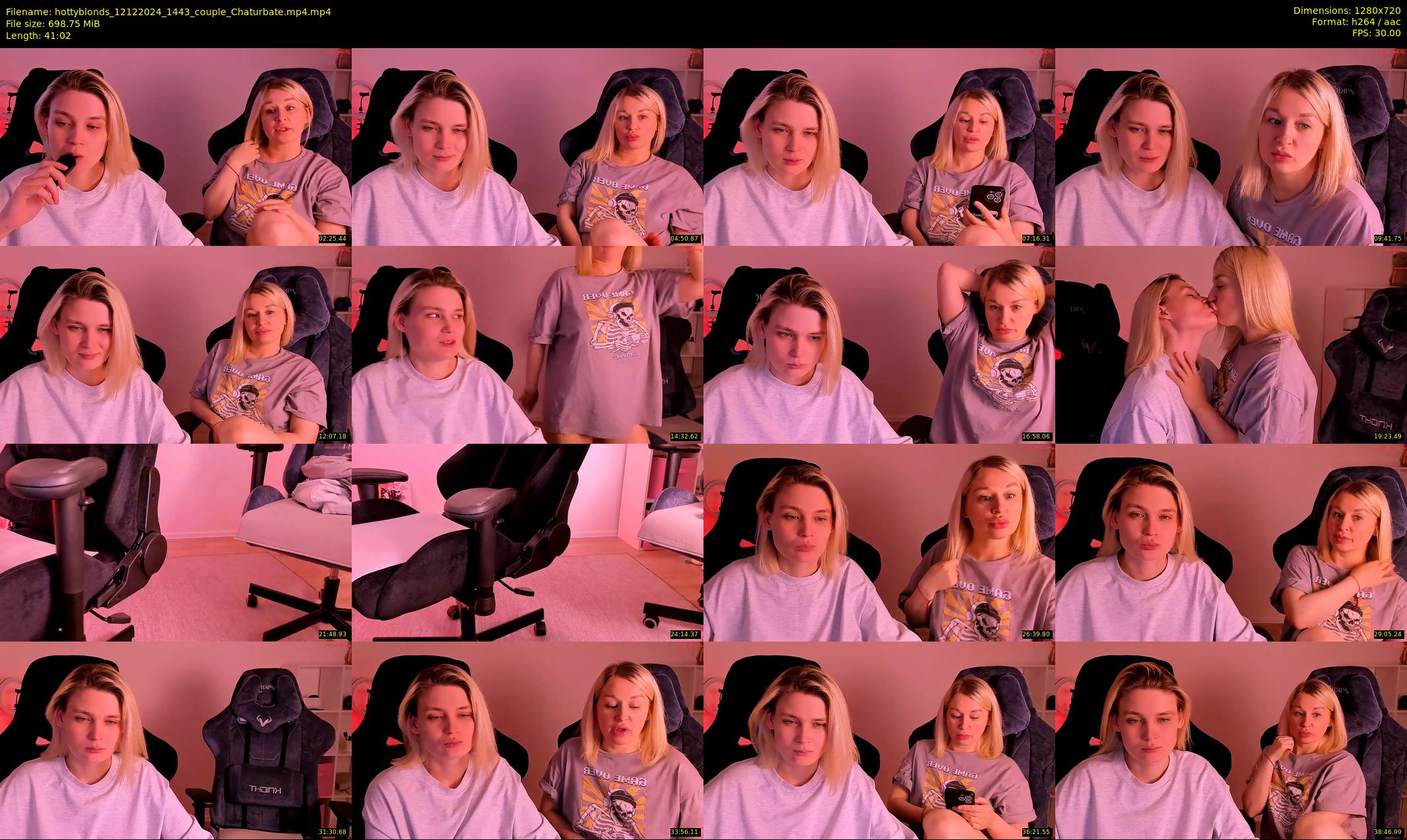 hottyblonds — 42 minute Chaturbate couple cam show recording, 720p, Dec 12, 2024