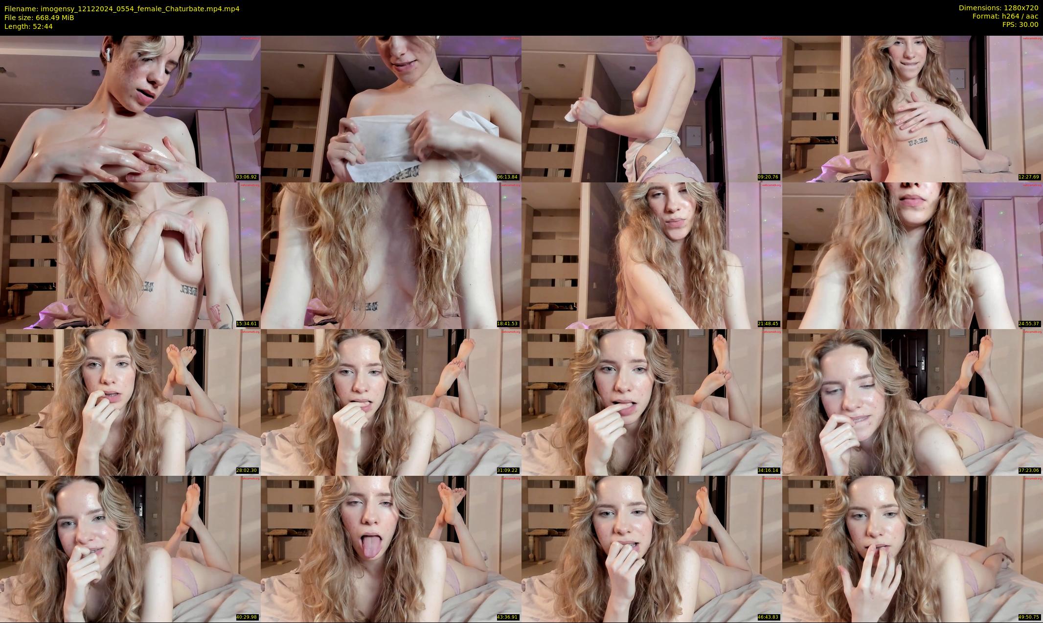 imogensy — 53 minute Chaturbate female cam show recording, 720p, Dec 12, 2024