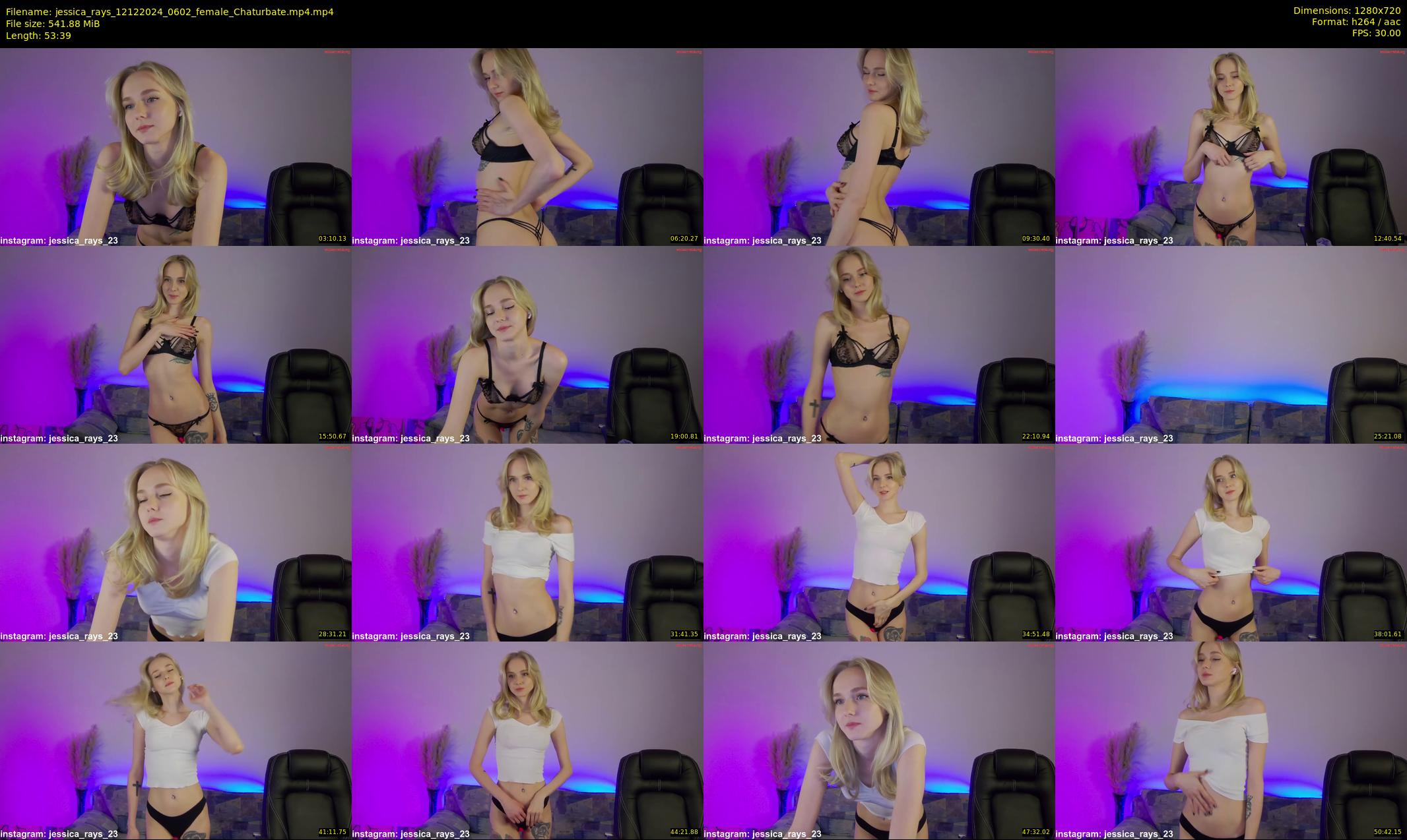 jessica_rays — 54 minute Chaturbate couple cam show recording, 720p, Dec 12, 2024