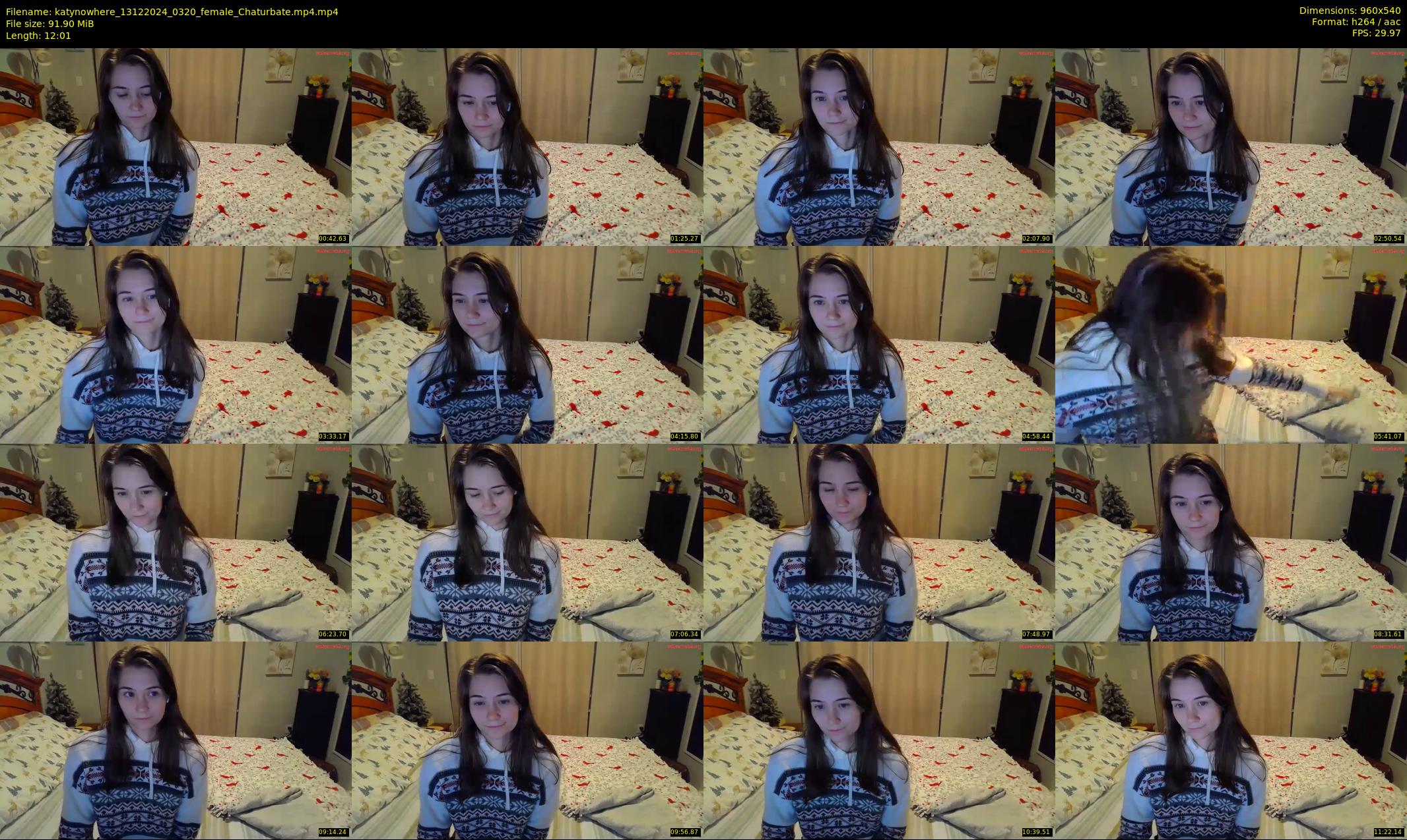 katynowhere — 13 minute Chaturbate female cam show recording, 480p, Dec 13, 2024