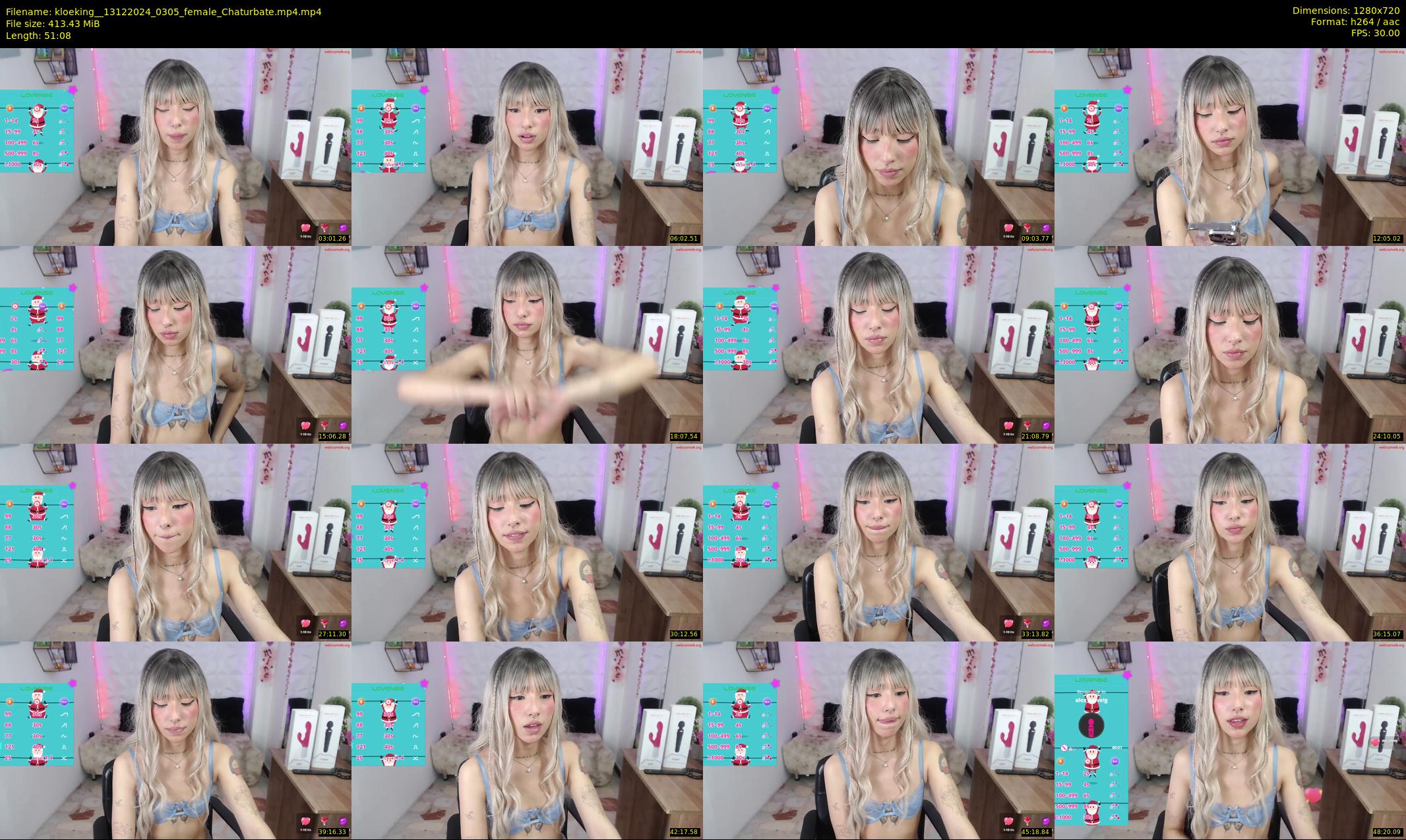 kloeking_ — 52 minute Chaturbate female cam show recording, 720p, Dec 13, 2024