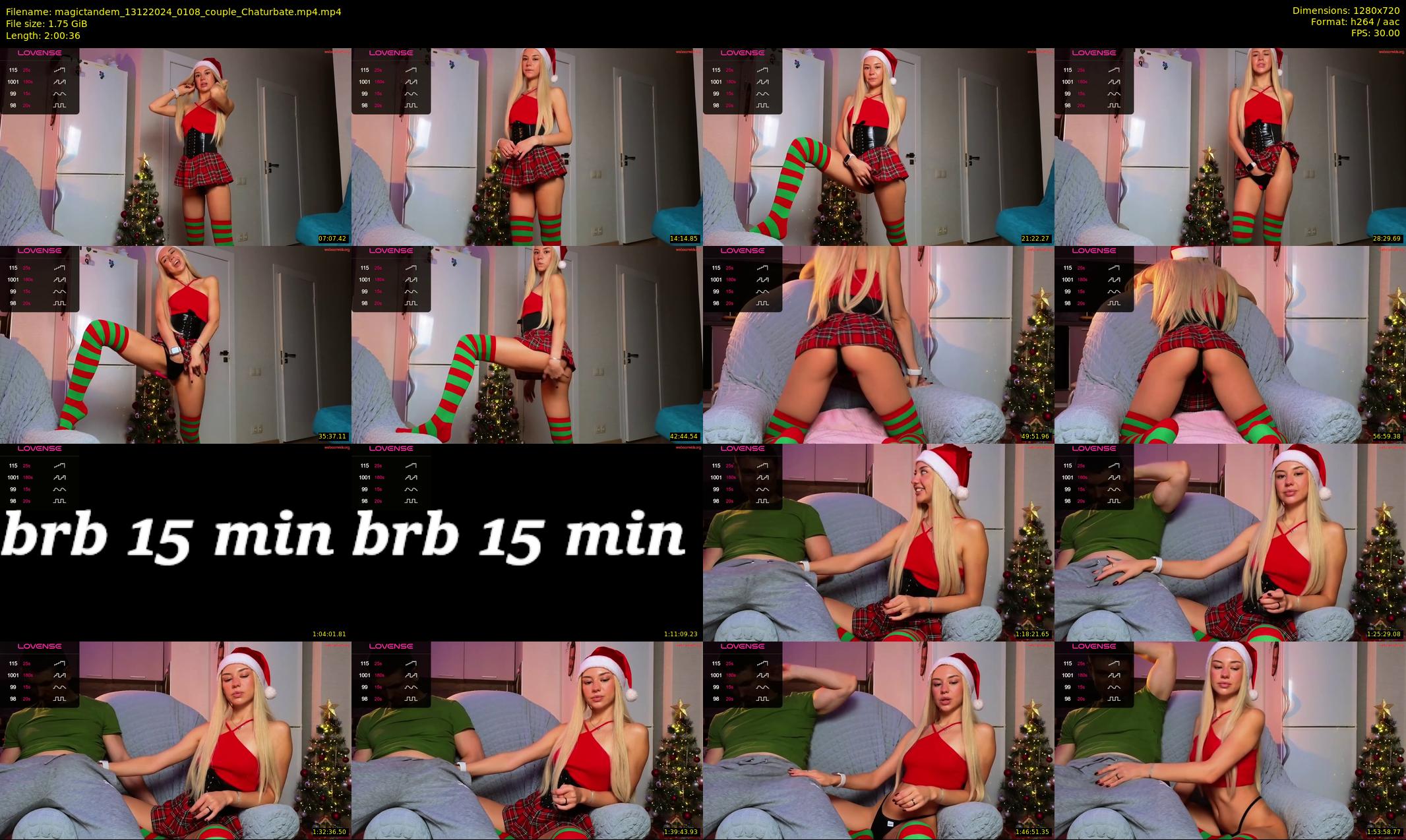 magictandem — 121 minute Chaturbate couple cam show recording, 720p, Dec 13, 2024