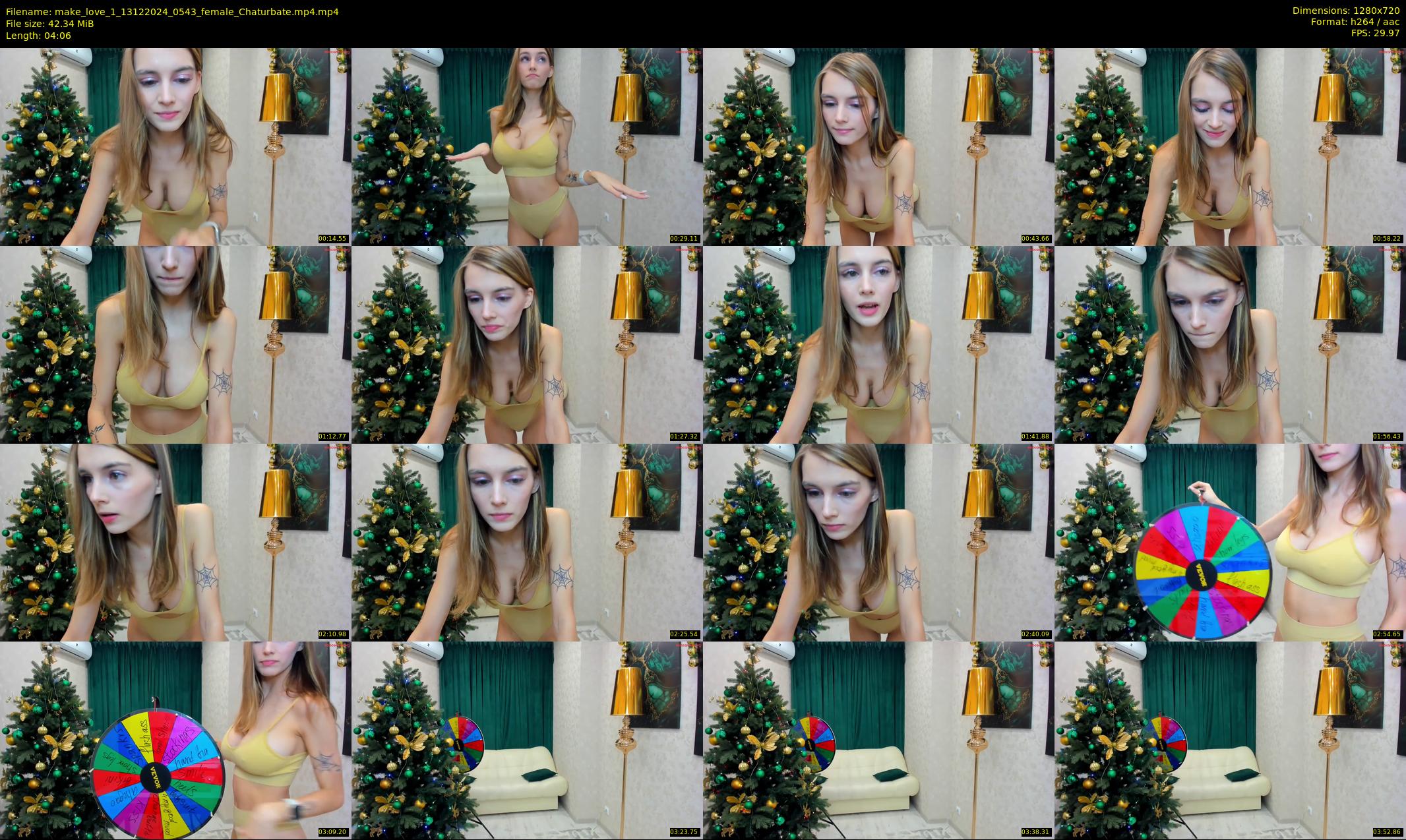 make_love_1 — 5 minute Chaturbate female cam show recording, 720p, Dec 13, 2024