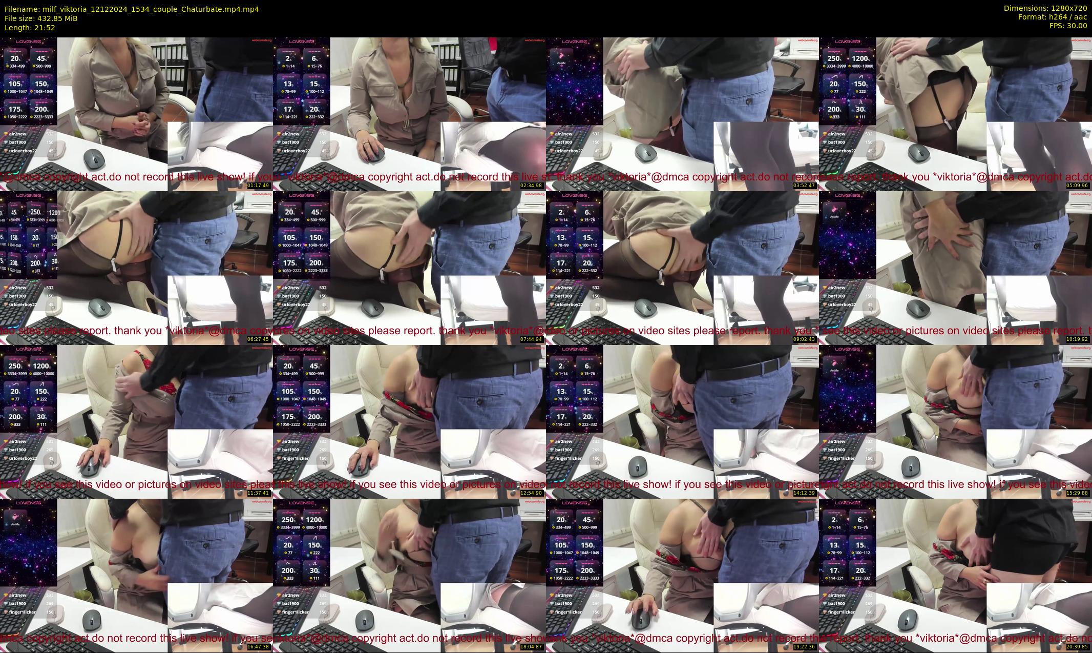 milf_viktoria — 22 minute Chaturbate female cam show recording, 720p, Dec 12, 2024
