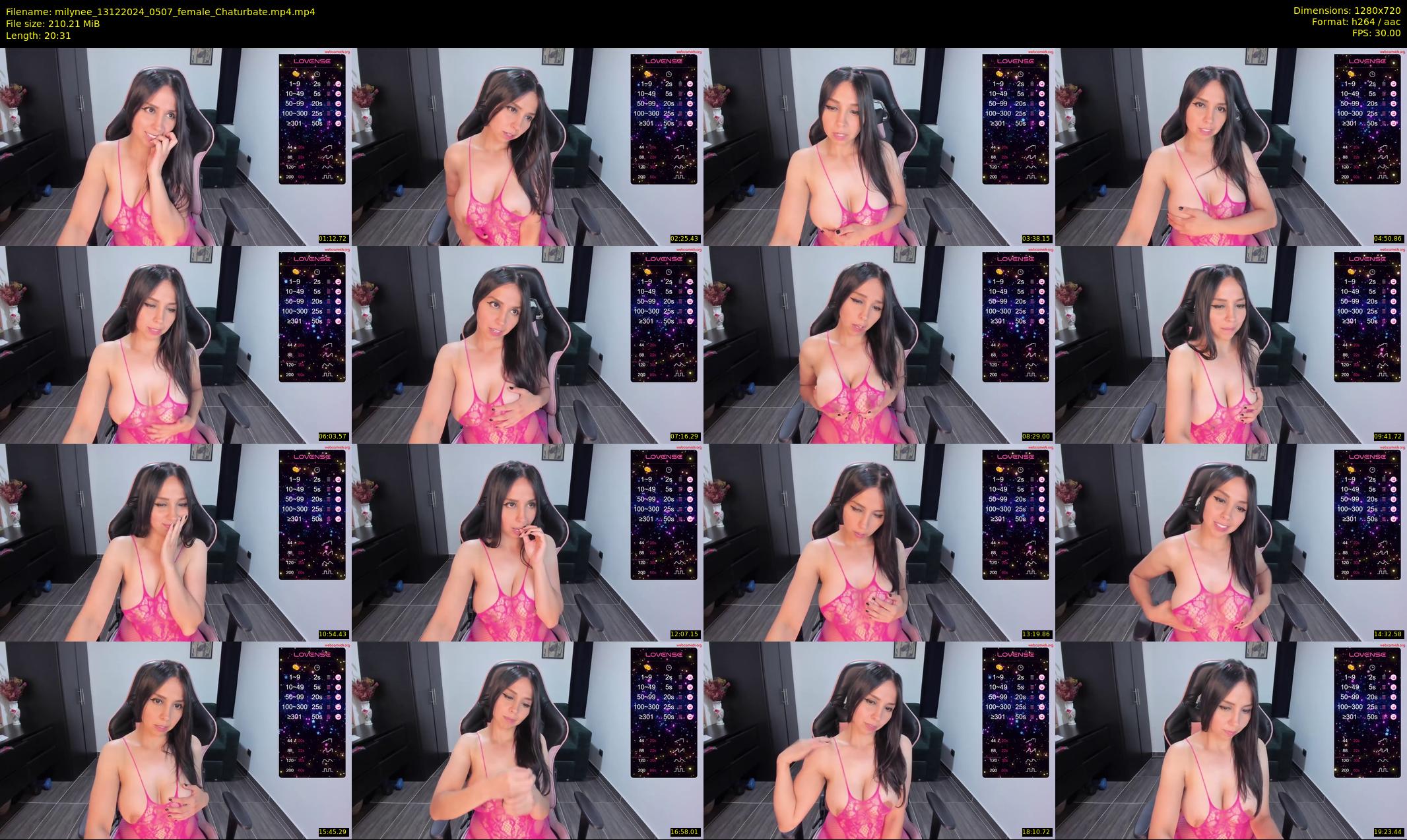 milynee — 21 minute Chaturbate female cam show recording, 720p, Dec 13, 2024