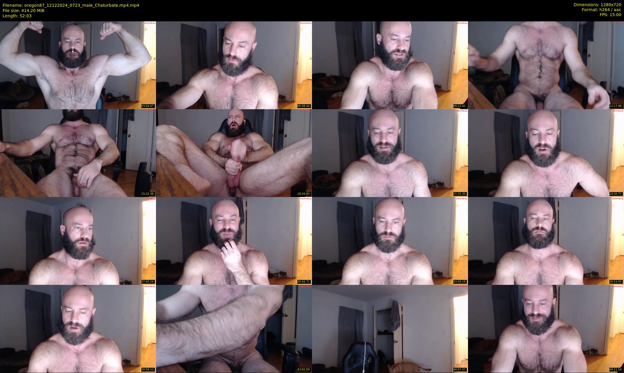 oregon87 — 53 minute Chaturbate male cam show recording, 720p, Dec 12, 2024