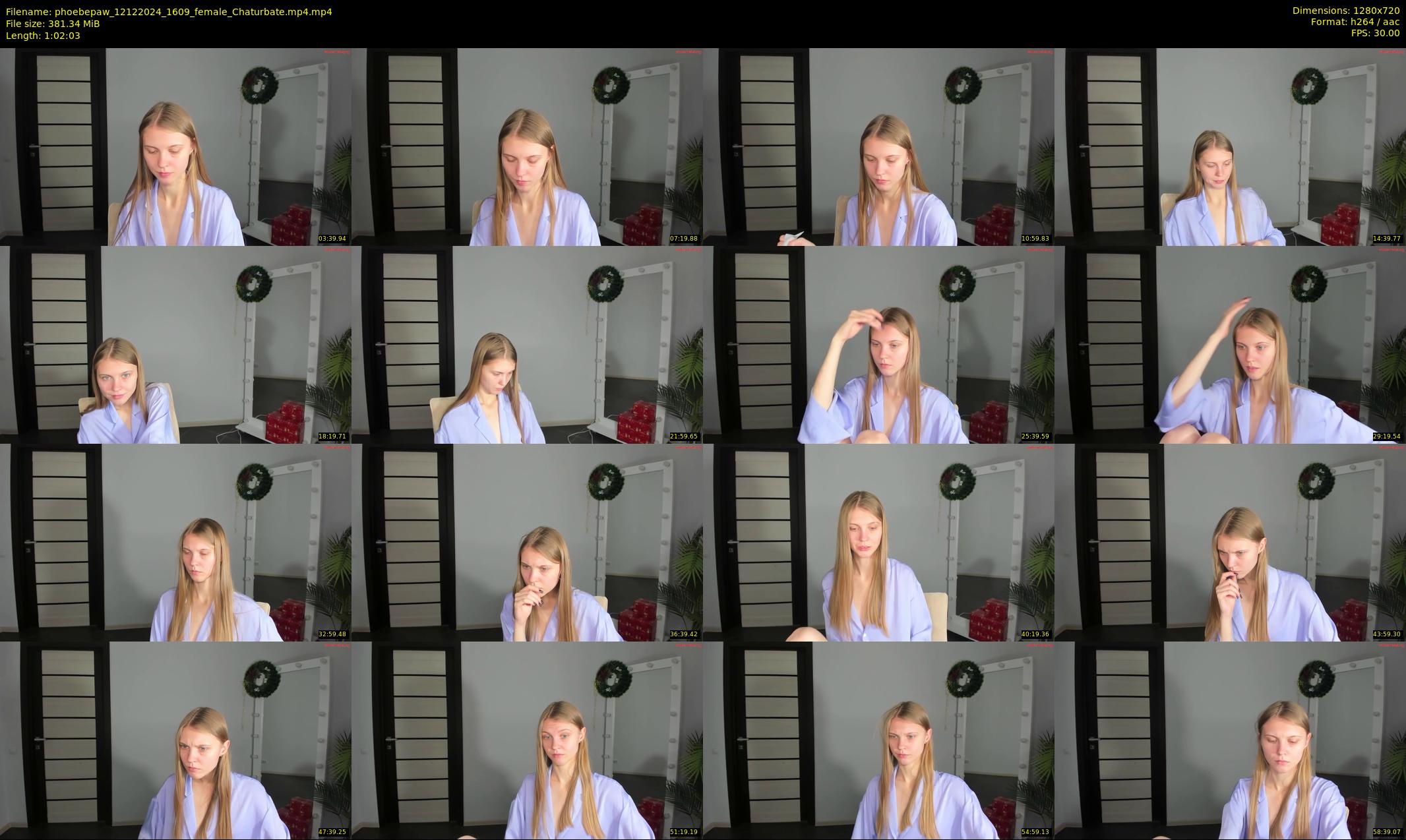 phoebepaw — 63 minute Chaturbate female cam show recording, 720p, Dec 12, 2024