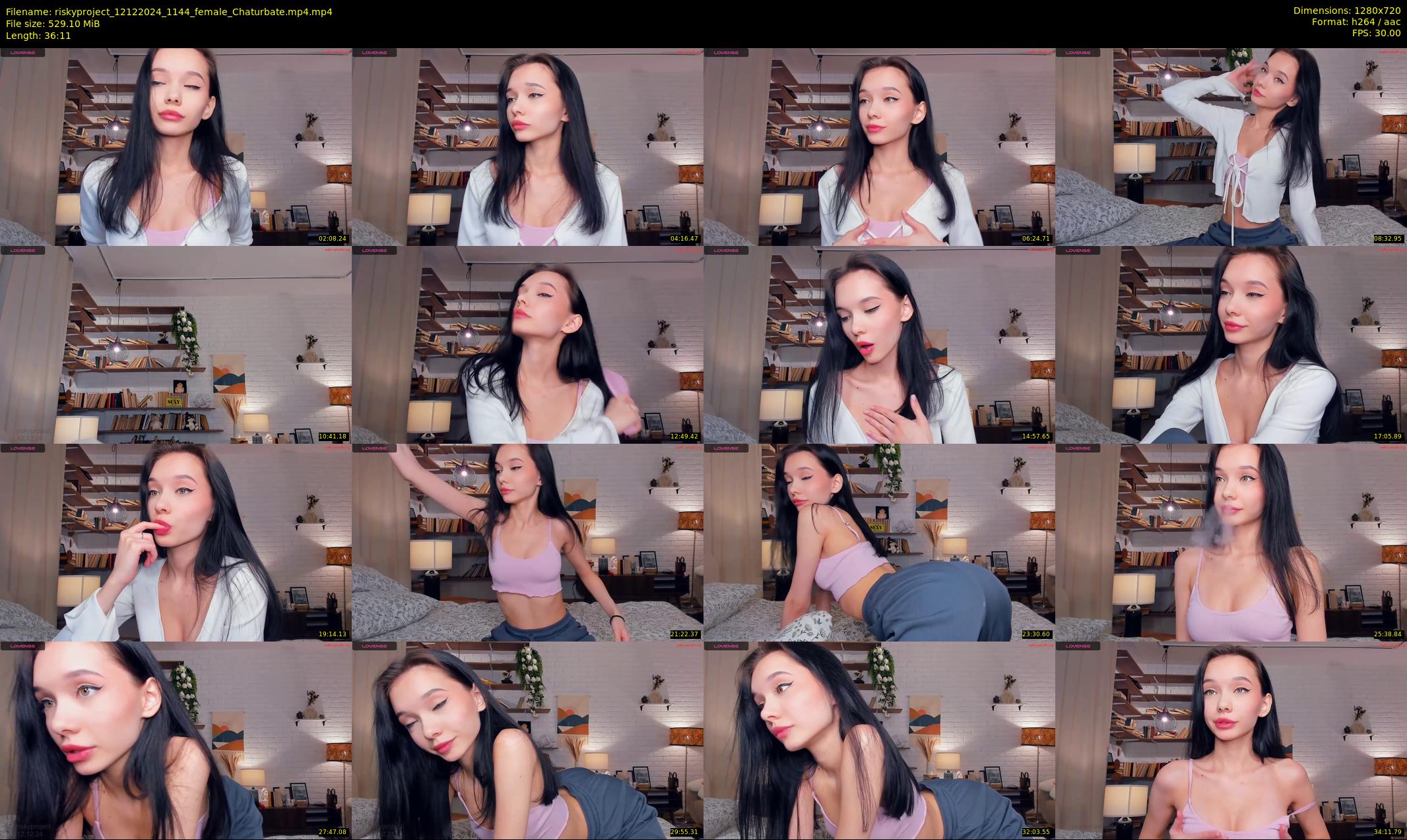 riskyproject — 37 minute Chaturbate couple cam show recording, 720p, Dec 12, 2024